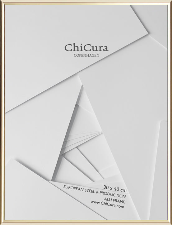ChiCura Living, Art & Frames Alu Ramme 30x40cm - Guld - Akrylglas Frames / Alu Premium Golden