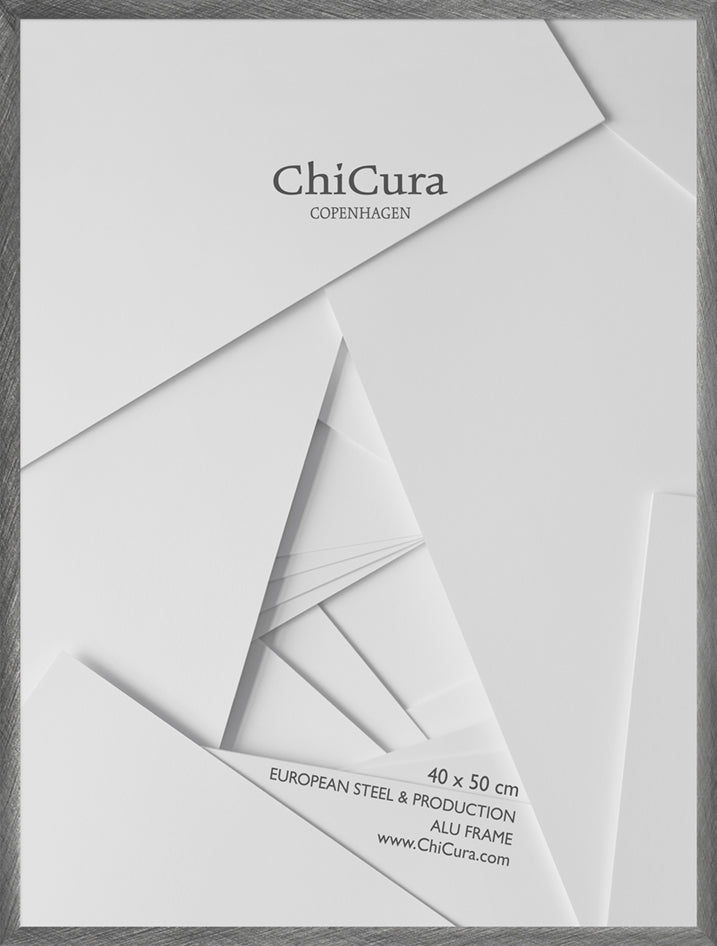 ChiCura Living, Art & Frames Alu Ramme 40x50cm - Børstet Antracit - Akrylglas Frames / Alu Premium Brushed Anthracite