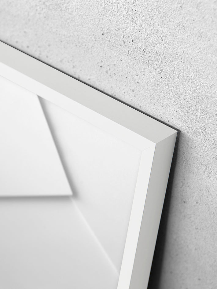 ChiCura Living, Art & Frames Alu Ramme 50x70cm - Hvid - Glas Frames / Alu Premium White