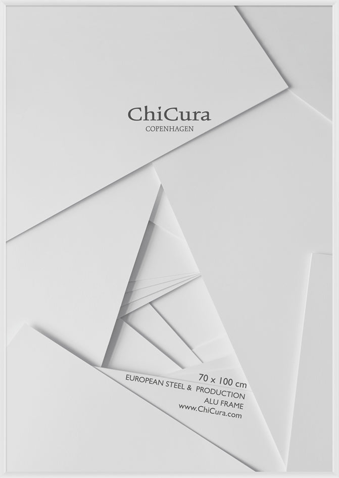 ChiCura Living, Art & Frames Alu Ramme 70x100cm - Hvid - Akrylglas Frames / Alu Premium White