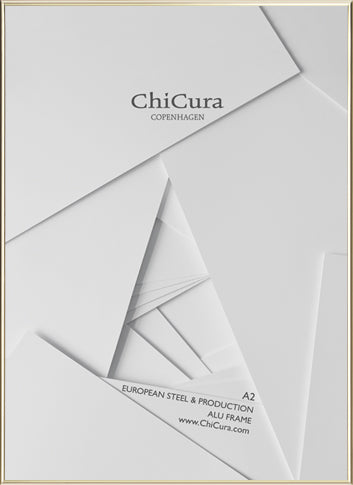 ChiCura Living, Art & Frames Alu Ramme A2 - Guld - Akrylglas Frames / Alu Premium Golden