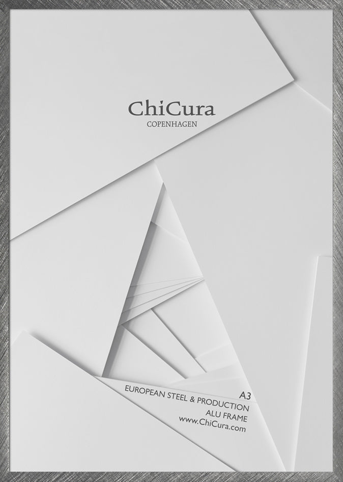 ChiCura Living, Art & Frames Alu Ramme A3 - Børstet Antracit - Akrylglas Frames / Alu Brushed Anthracite
