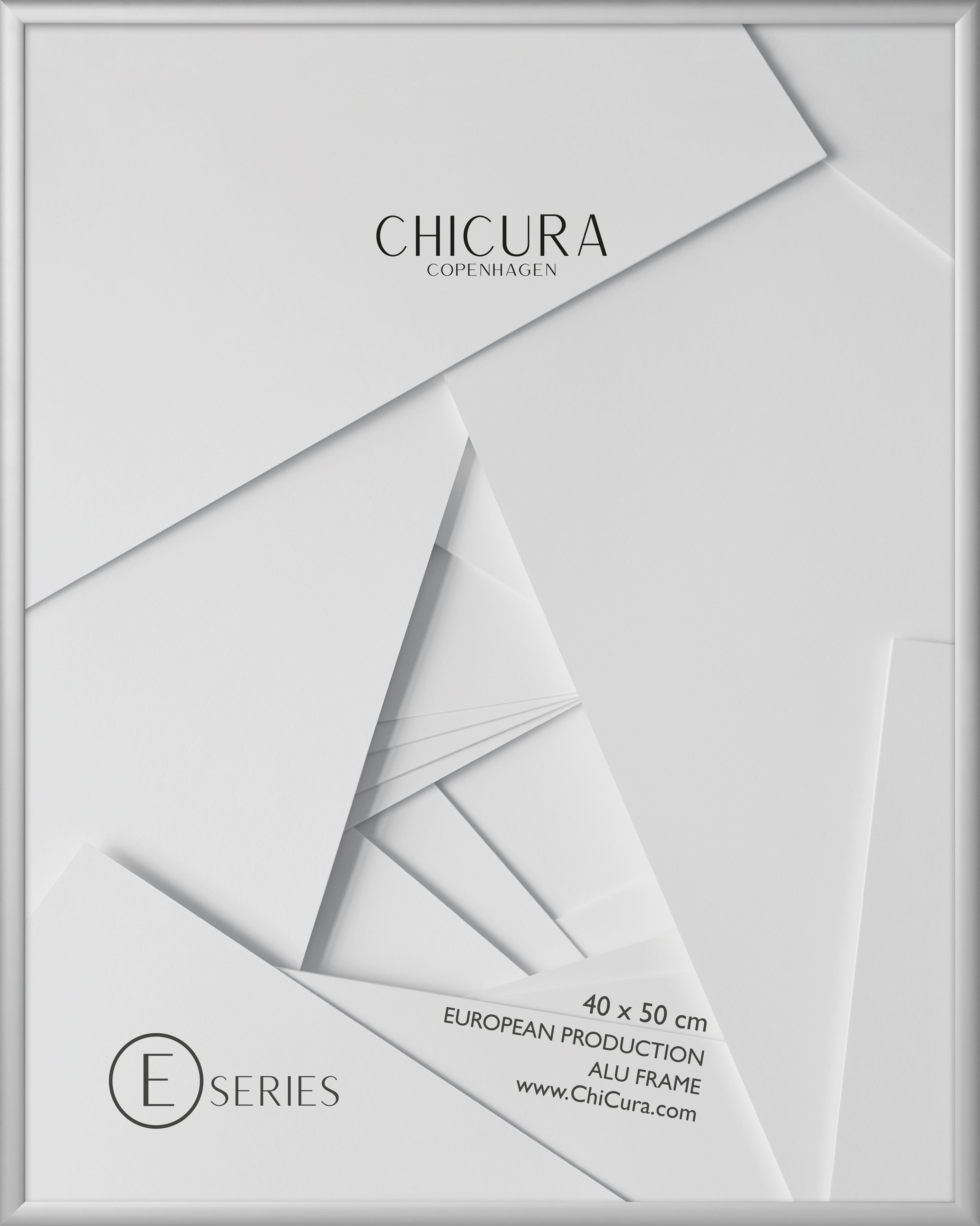 ChiCura Living, Art & Frames Alu Ramme E - 40x50cm - Sølv - Akrylglas Frames / Alu Silver