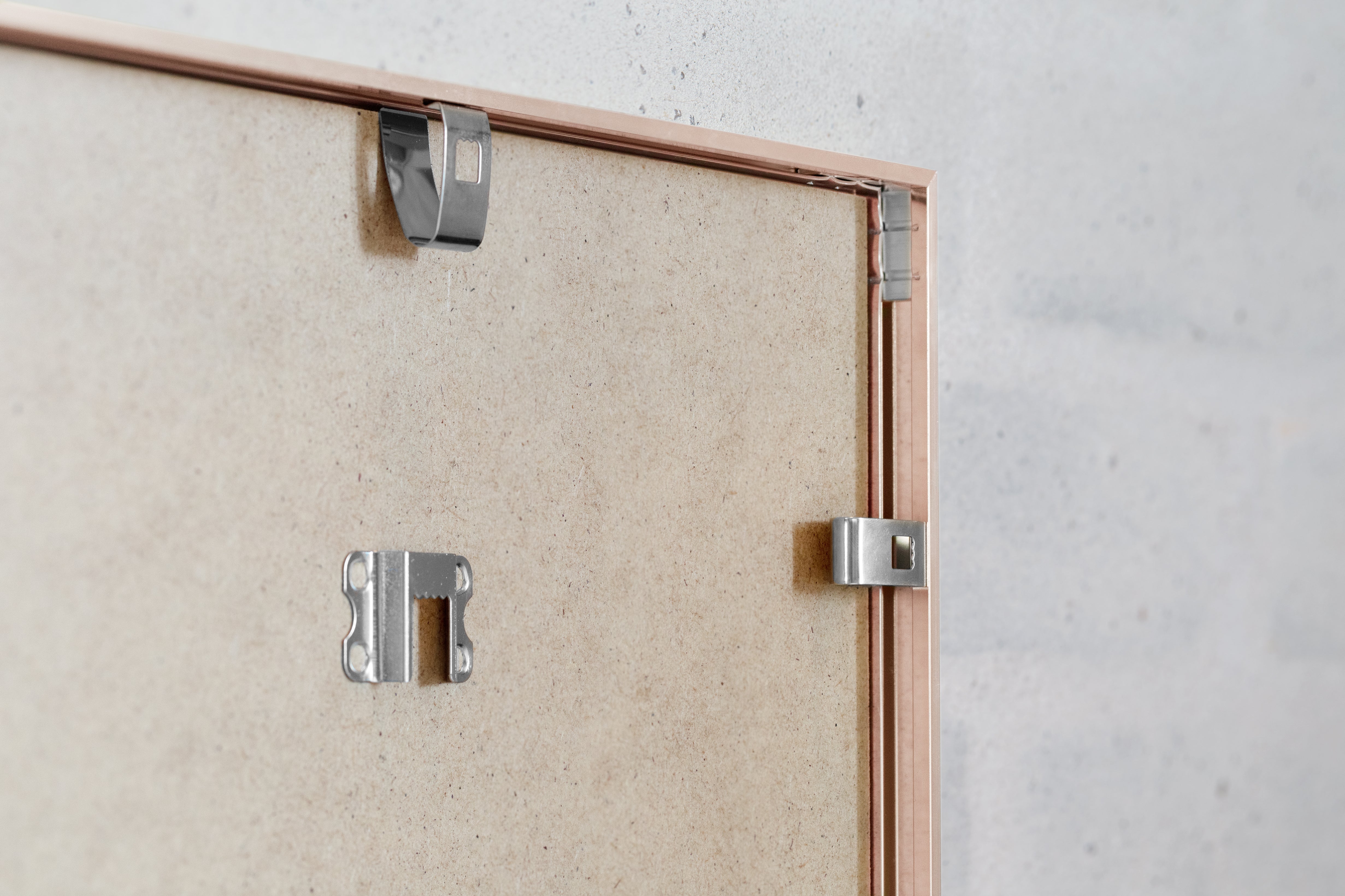 ChiCura Living, Art & Frames Alu Ramme E - 50x70cm - Kobber - Glas Frames / Alu E-Series Copper