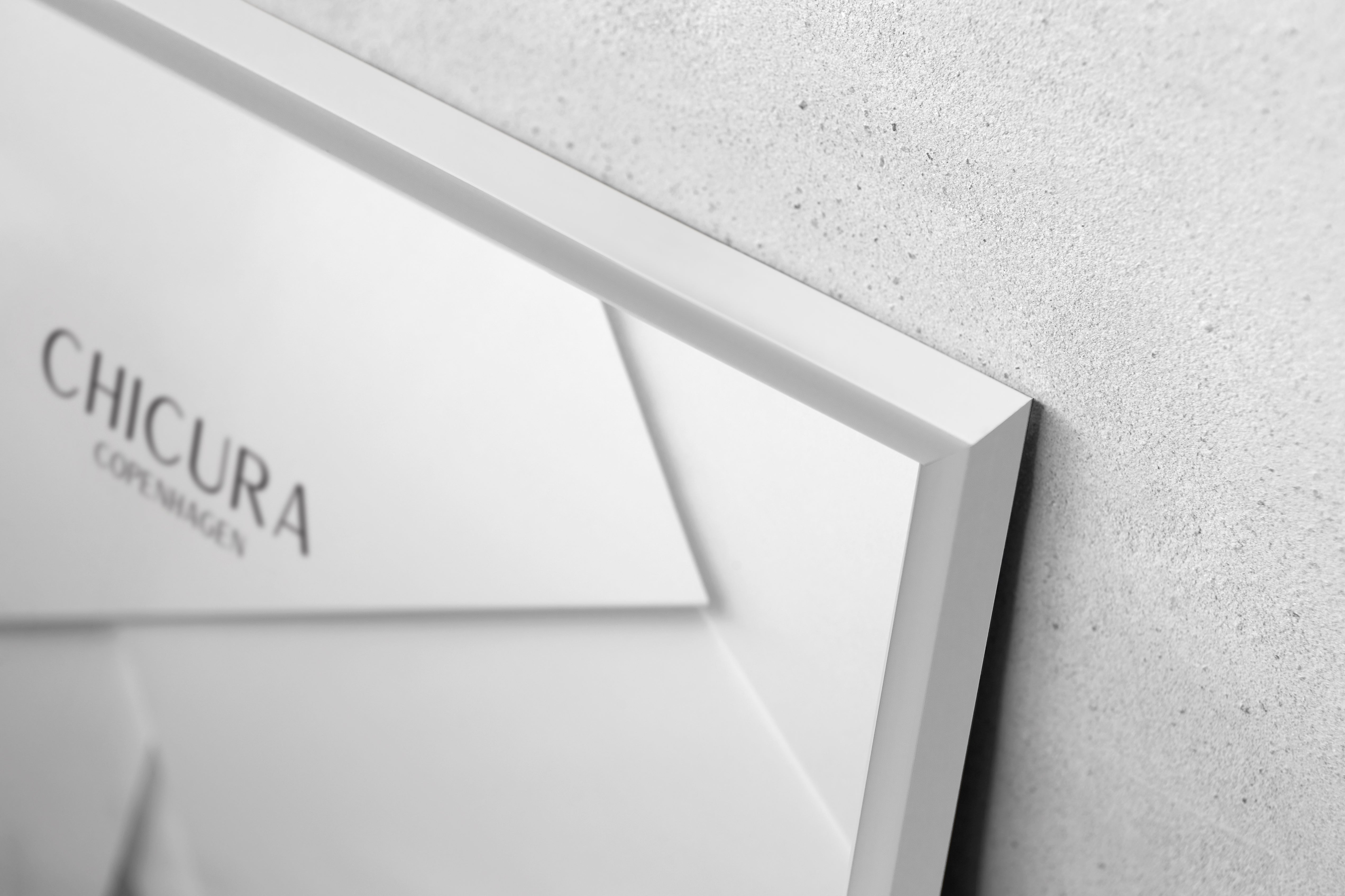 ChiCura Living, Art & Frames Alu Ramme E - 50x70cm - Sølv - Glas Frames / Alu E-Series Silver