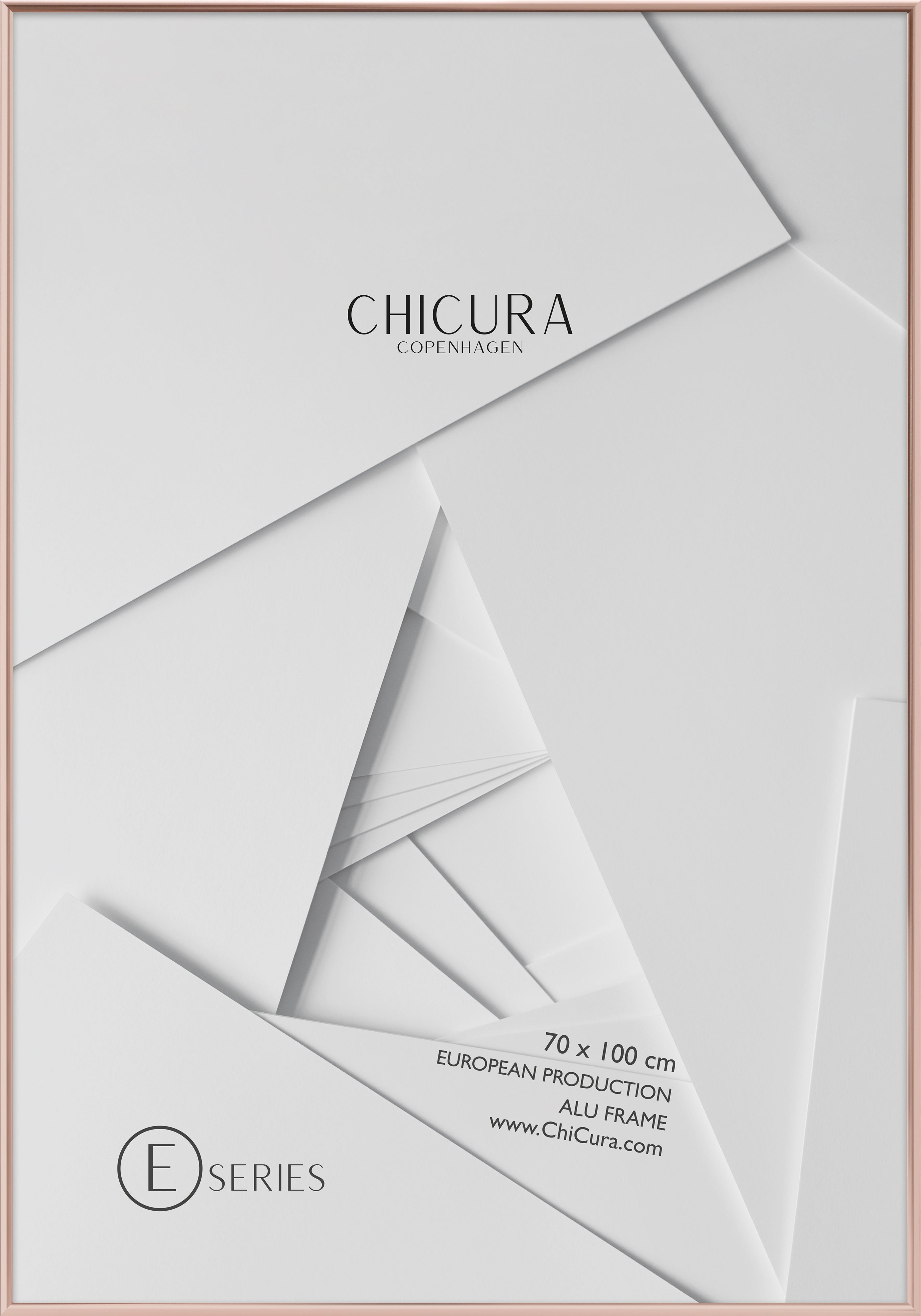 ChiCura Living, Art & Frames Alu Ramme E - 70x100cm - Kobber - Akrylglas Frames / Alu Copper