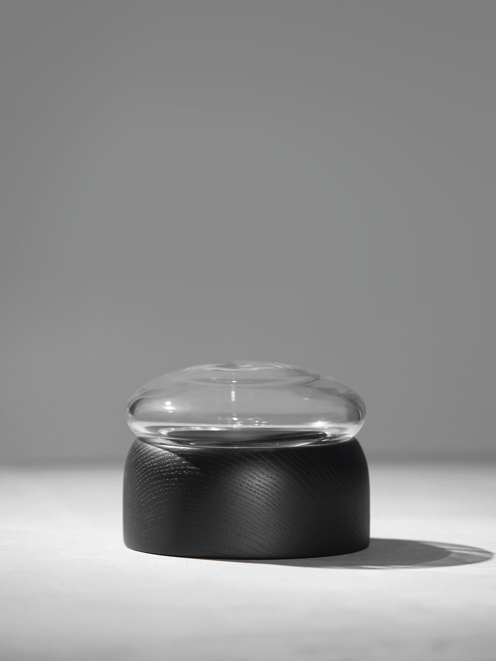 ChiCura Living, Art & Frames Boletus Black/Clear Glass, w. 12 cm Living / Containers & Vases Black