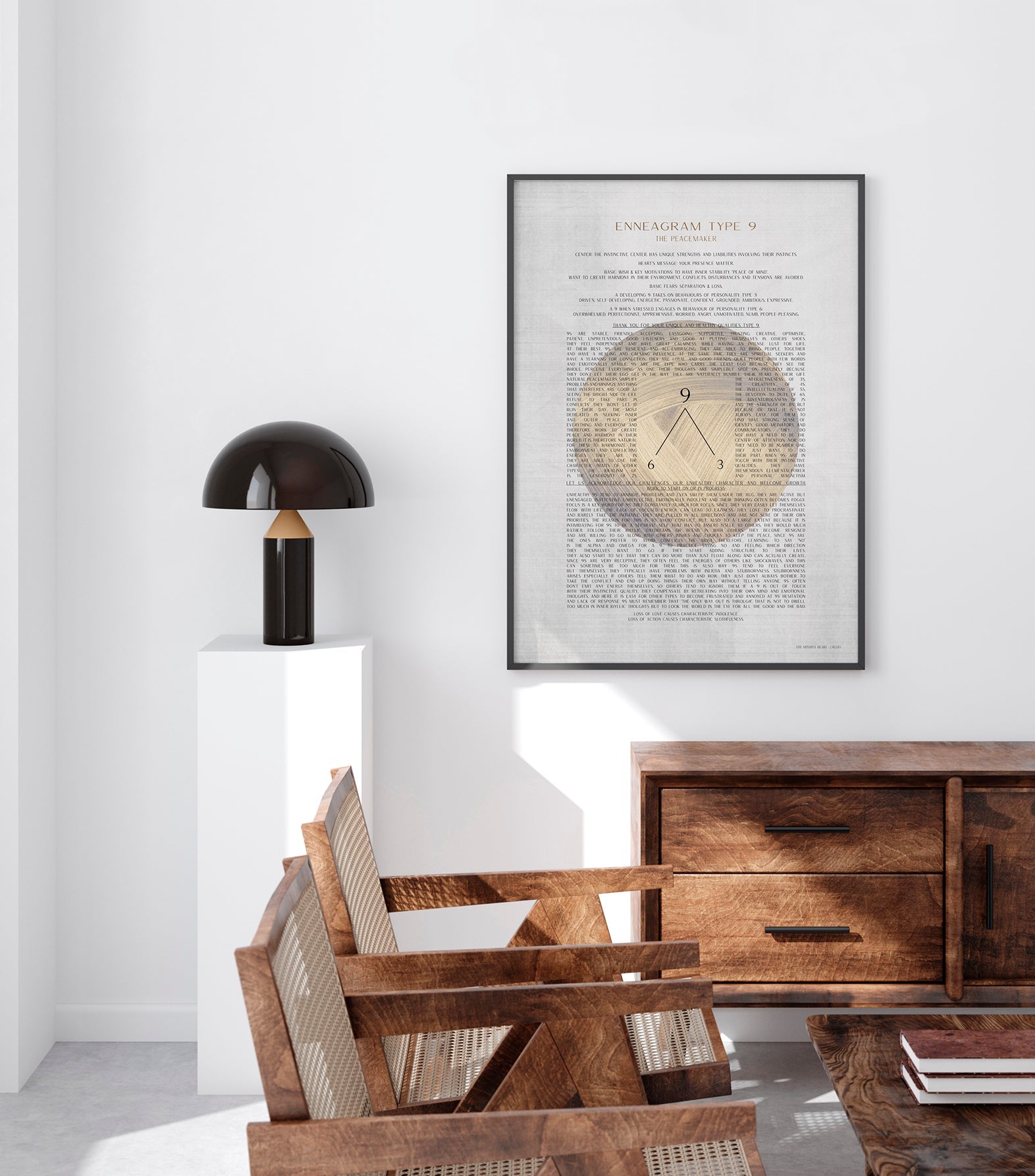 ChiCura Posters ENNEAGRAM TYPE 6 Posters / Enneagram 1. English Poster Quotes