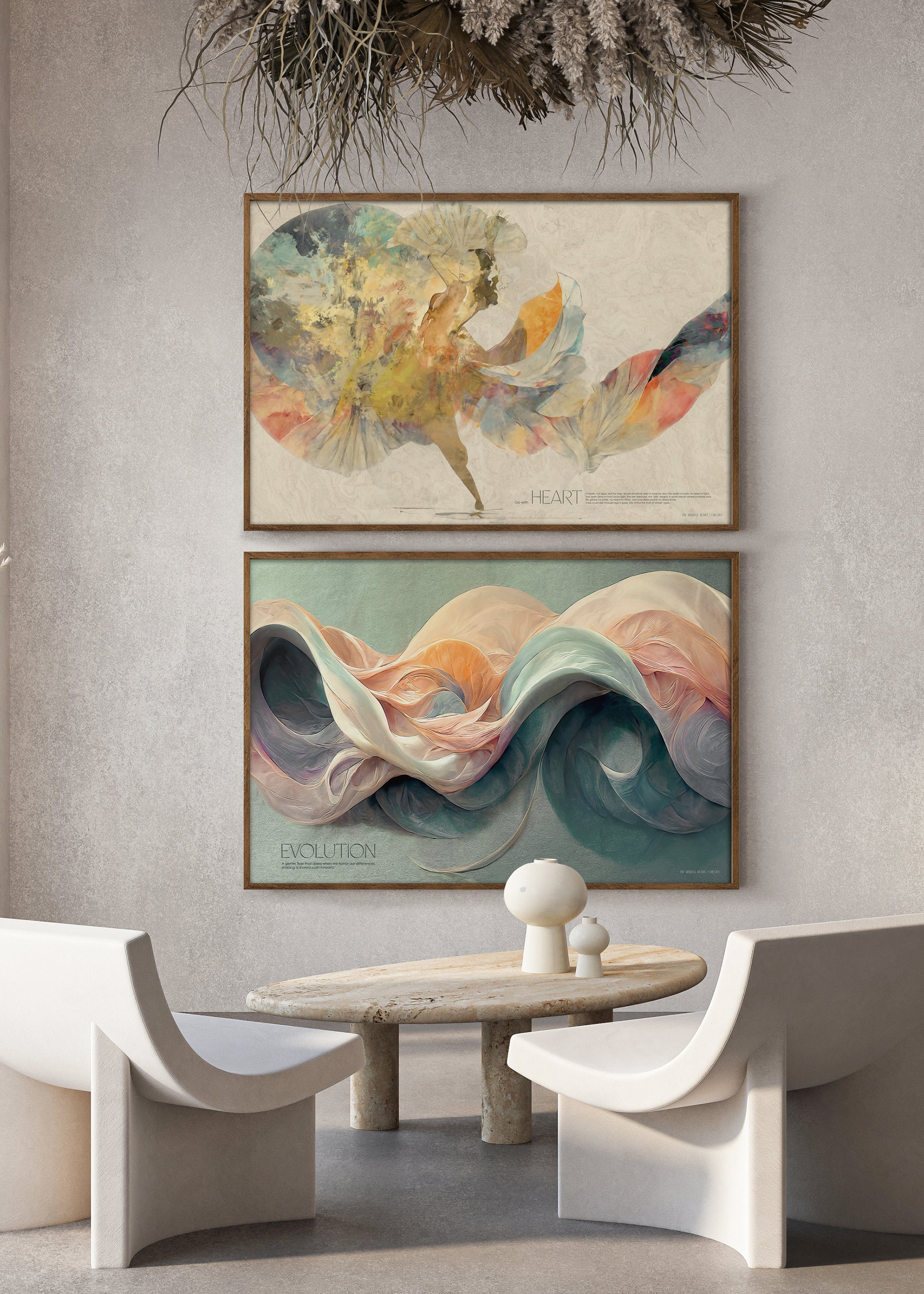 ChiCura Posters Evolution Posters / The Mindful Heart 1. English Poster Quotes