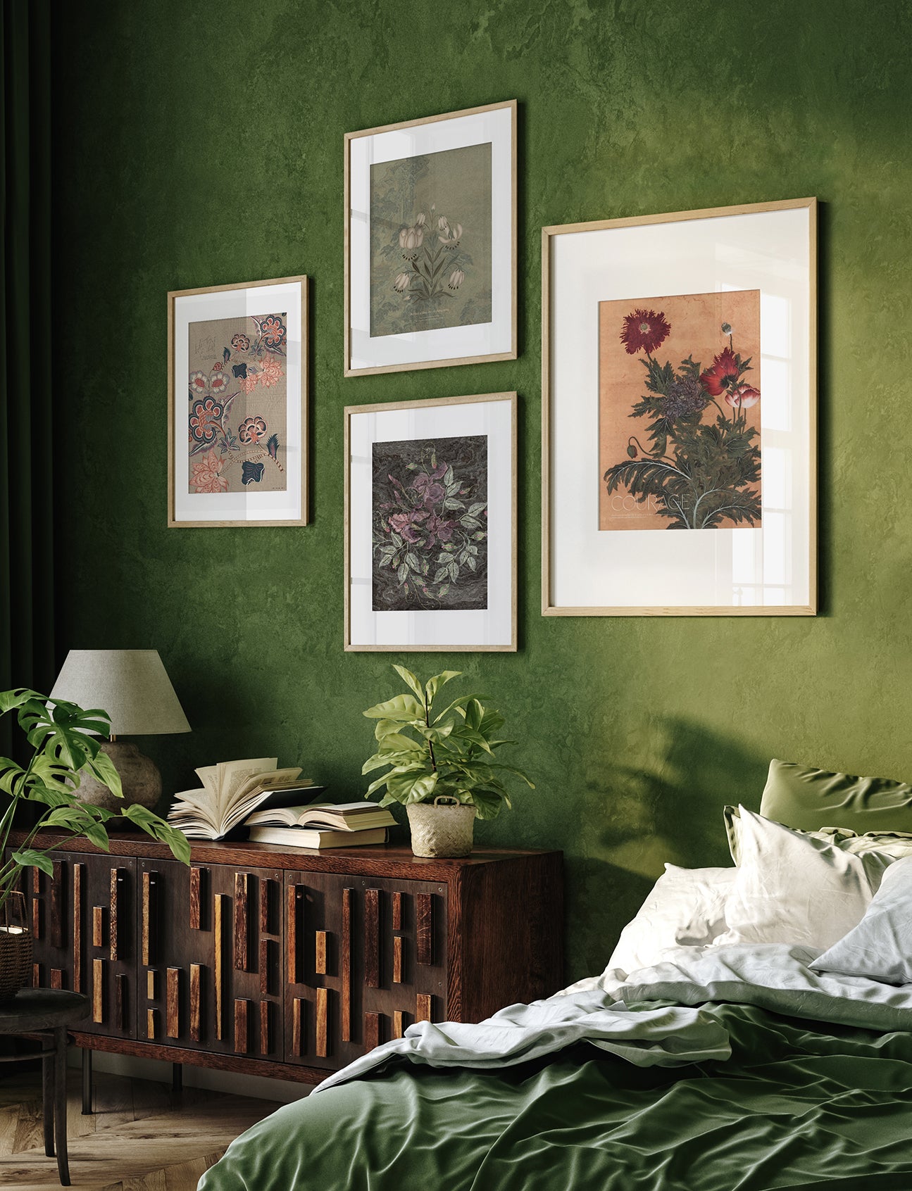 ChiCura Posters Floral Posters / The Mindful Heart 1. English Poster Quotes