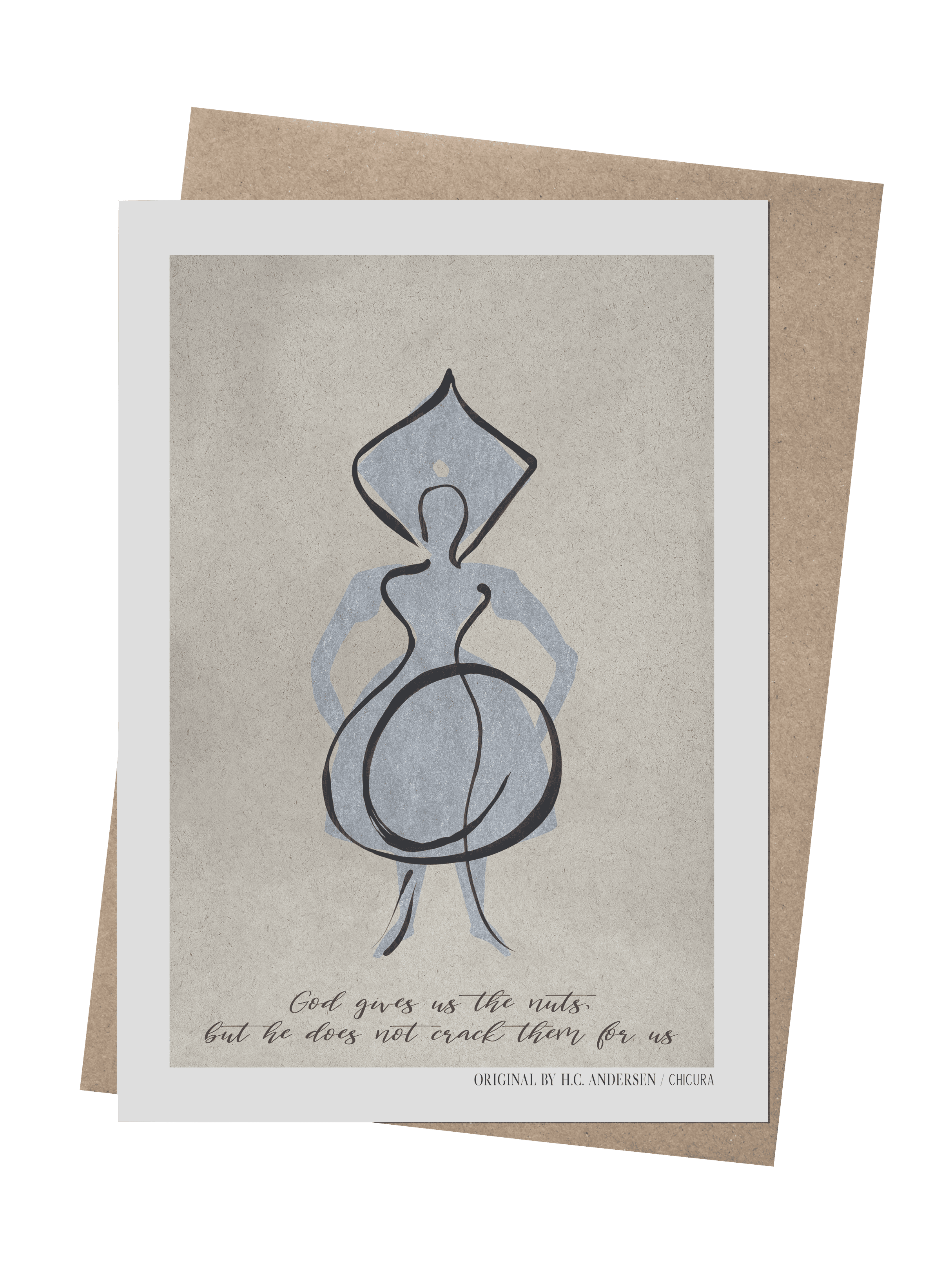 ChiCura Living, Art & Frames H.C. Andersen - Achievement Art Cards 2. Dansk Plakat Citater