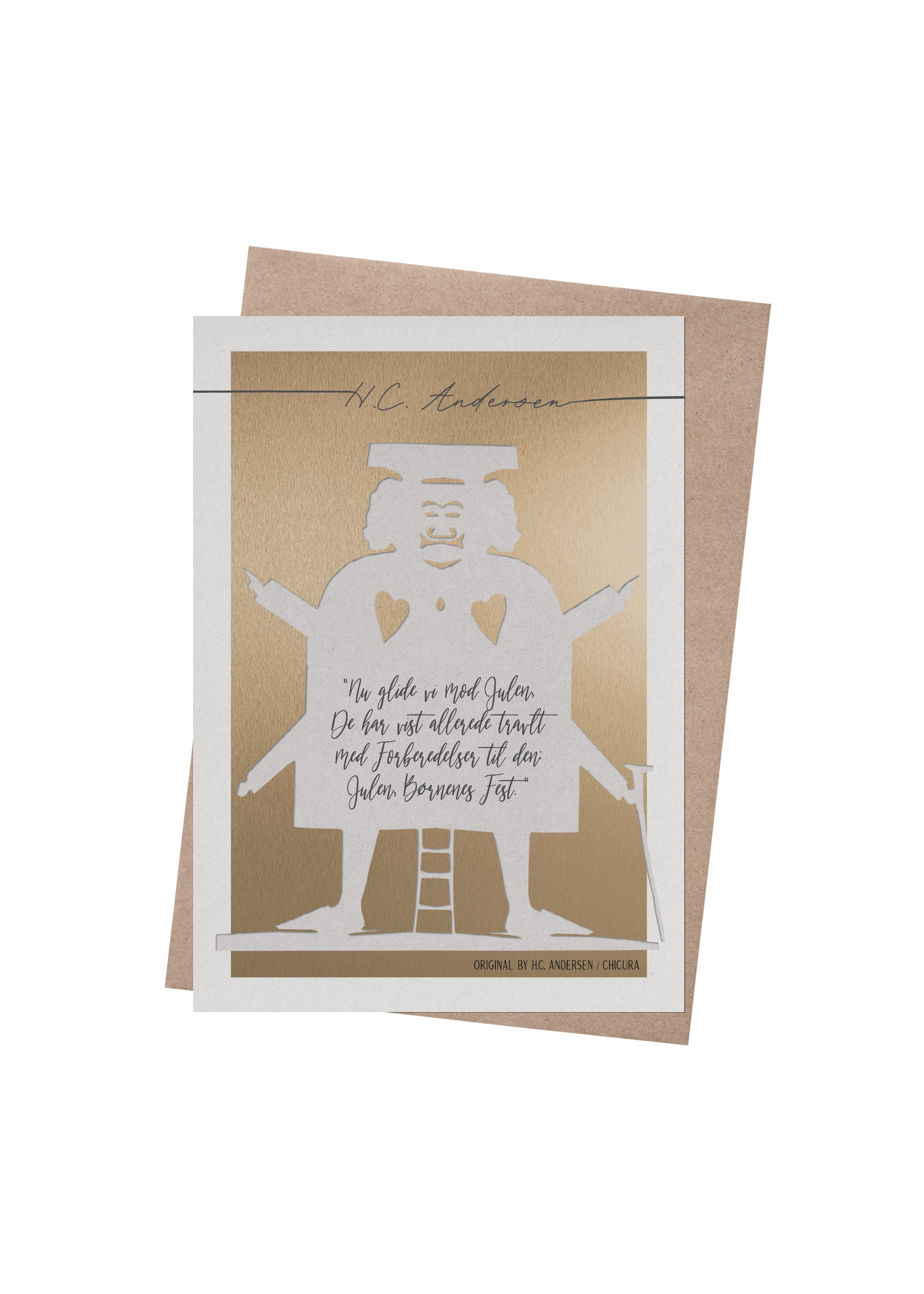 ChiCura Living, Art & Frames H.C. Andersen - Børnenes Fest Art Cards Christmas 2. Dansk Plakat Citater