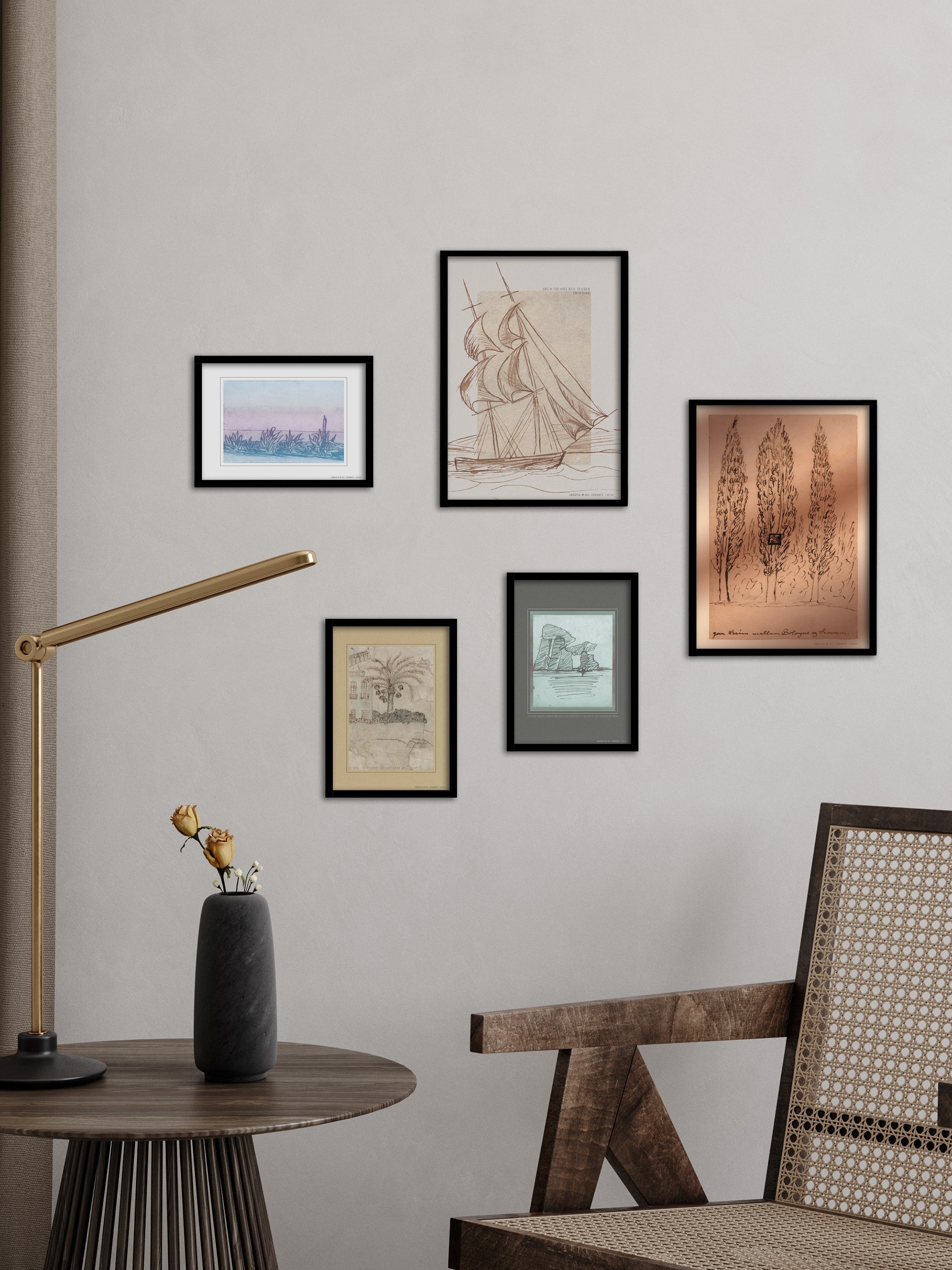 ChiCura Posters H.C. Andersen - Cacti At Mola Di Gaeta Posters / H.C. Andersen Multiple Color