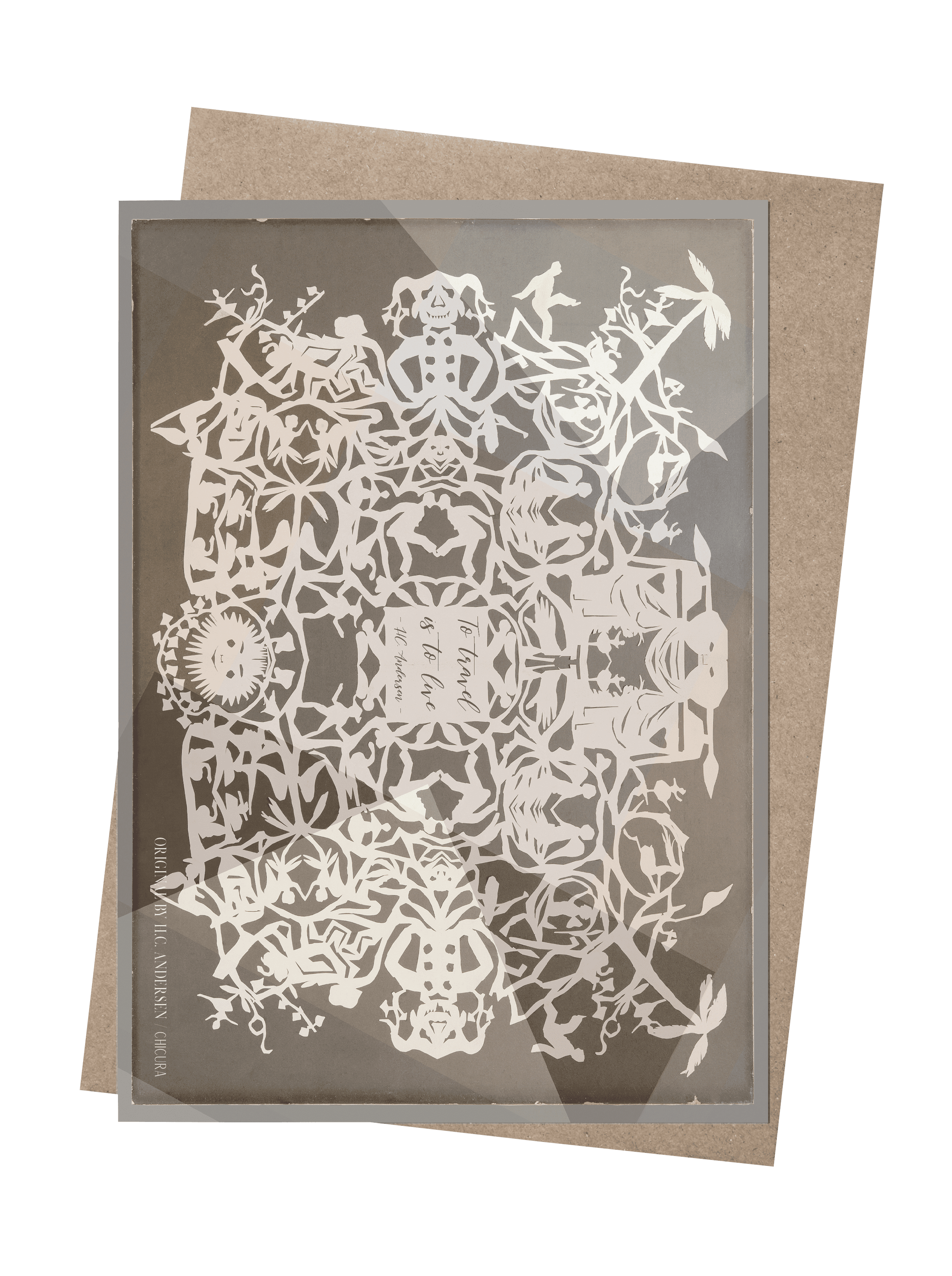 ChiCura Living, Art & Frames H.C. Andersen - Create Adventure Art Cards 2. Dansk Plakat Citater