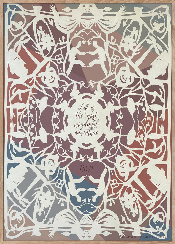 ChiCura Posters H.C. Andersen - Wonderful Adventure Posters / H.C. Andersen 1. English Poster Quotes