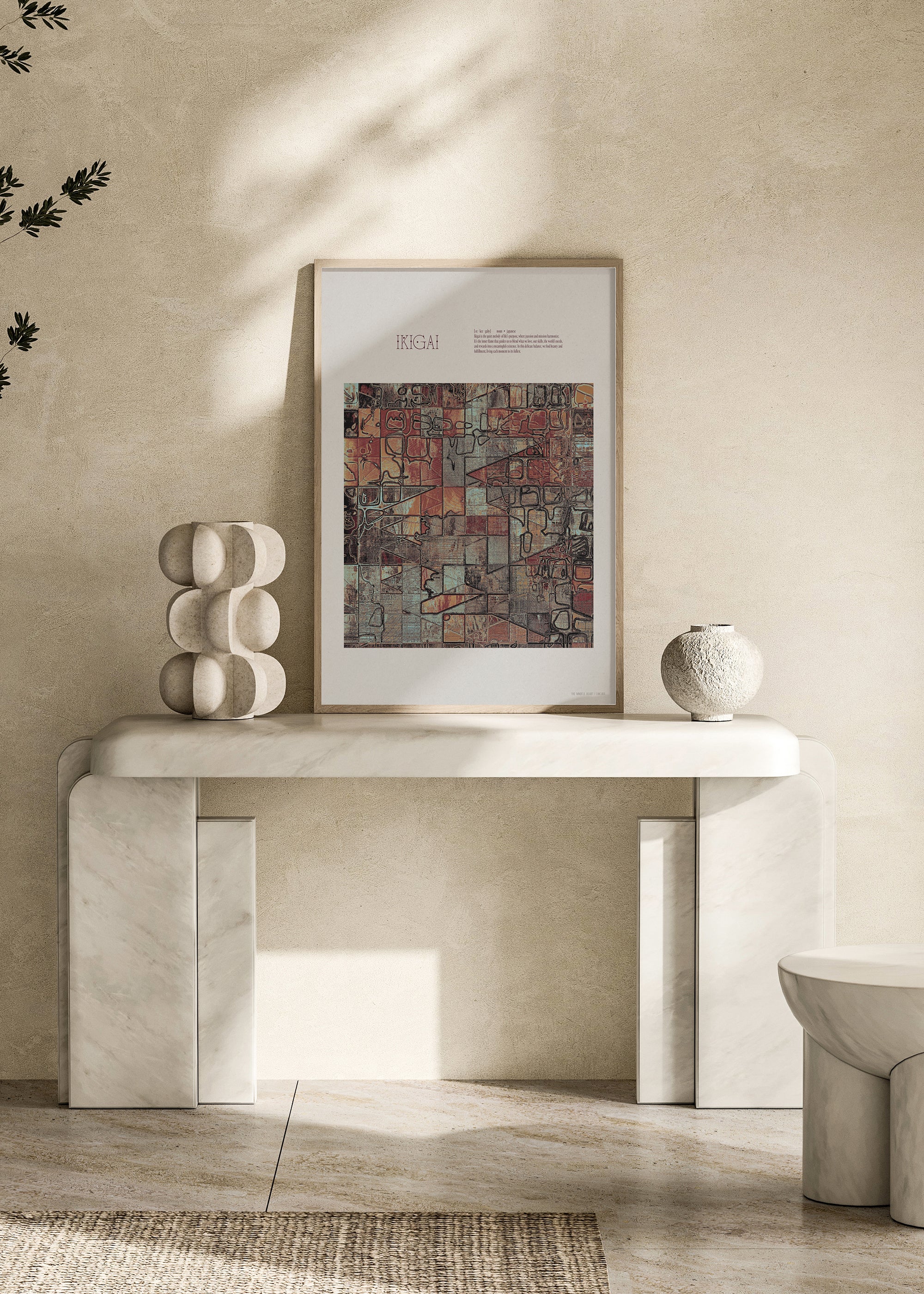ChiCura Posters Ikigai Posters / The Mindful Heart 1. English Poster Quotes
