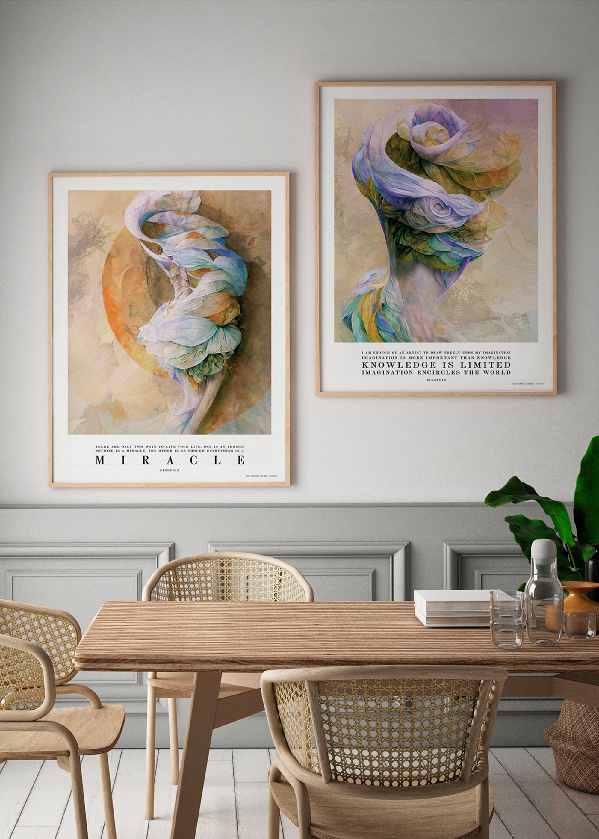 ChiCura Posters Imagination CC2 Posters / The Mindful Heart 1. English Poster Quotes