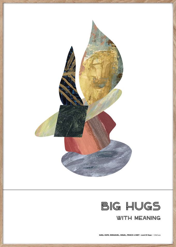 ChiCura Posters Land Of Hope - Mix 1 (With text) - 50x70cm Posters / Project: Land Of Hope Multiple Color