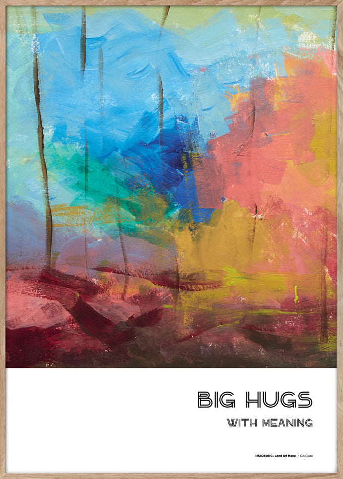 ChiCura Posters Land Of Hope - by Imaobong (With text) - 50x70cm Posters / Project: Land Of Hope Multiple Color