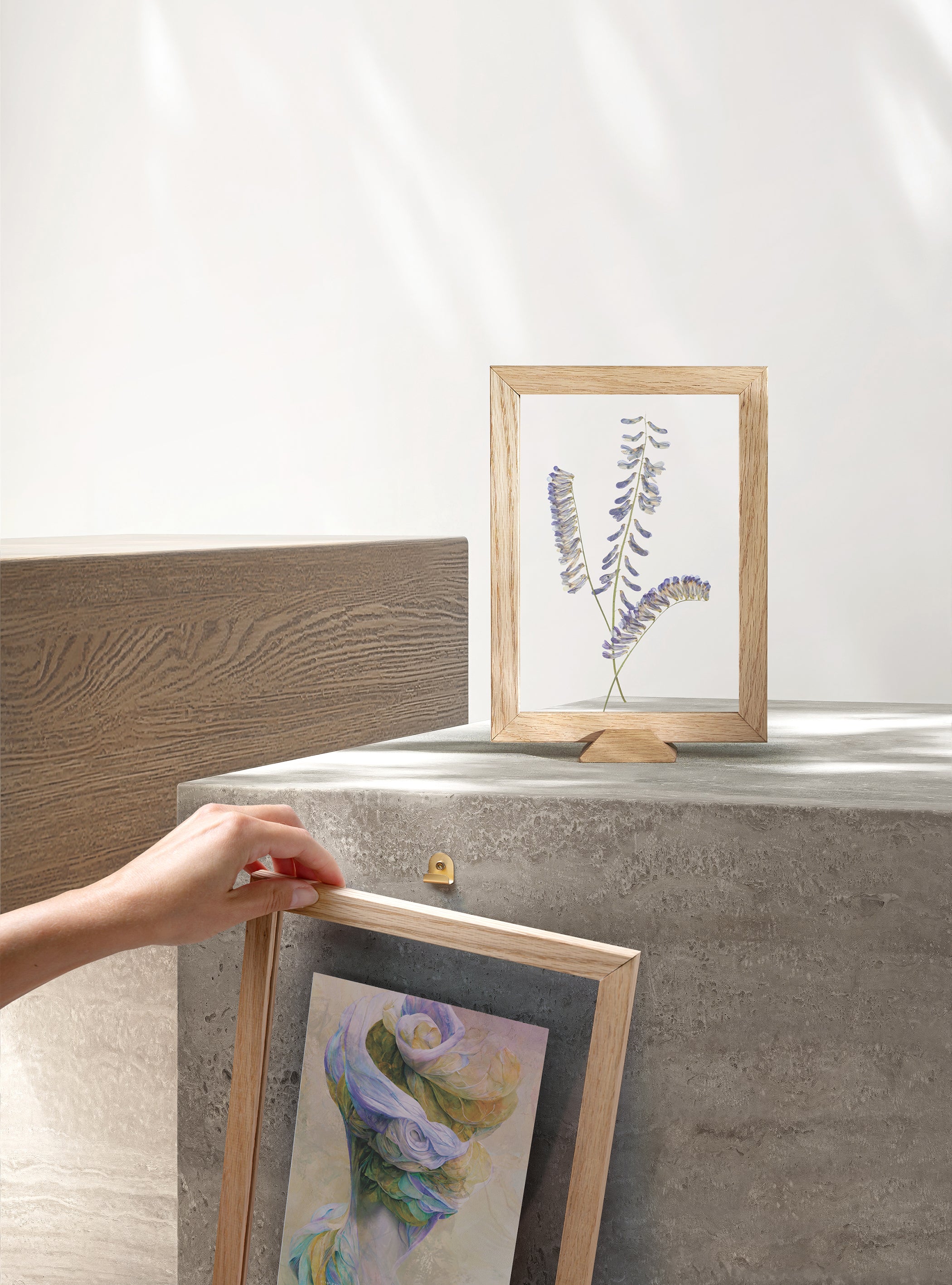 ChiCura Living, Art & Frames Linia Transparent Ramme - A3 - Egetræ Frames / Transparent Oak