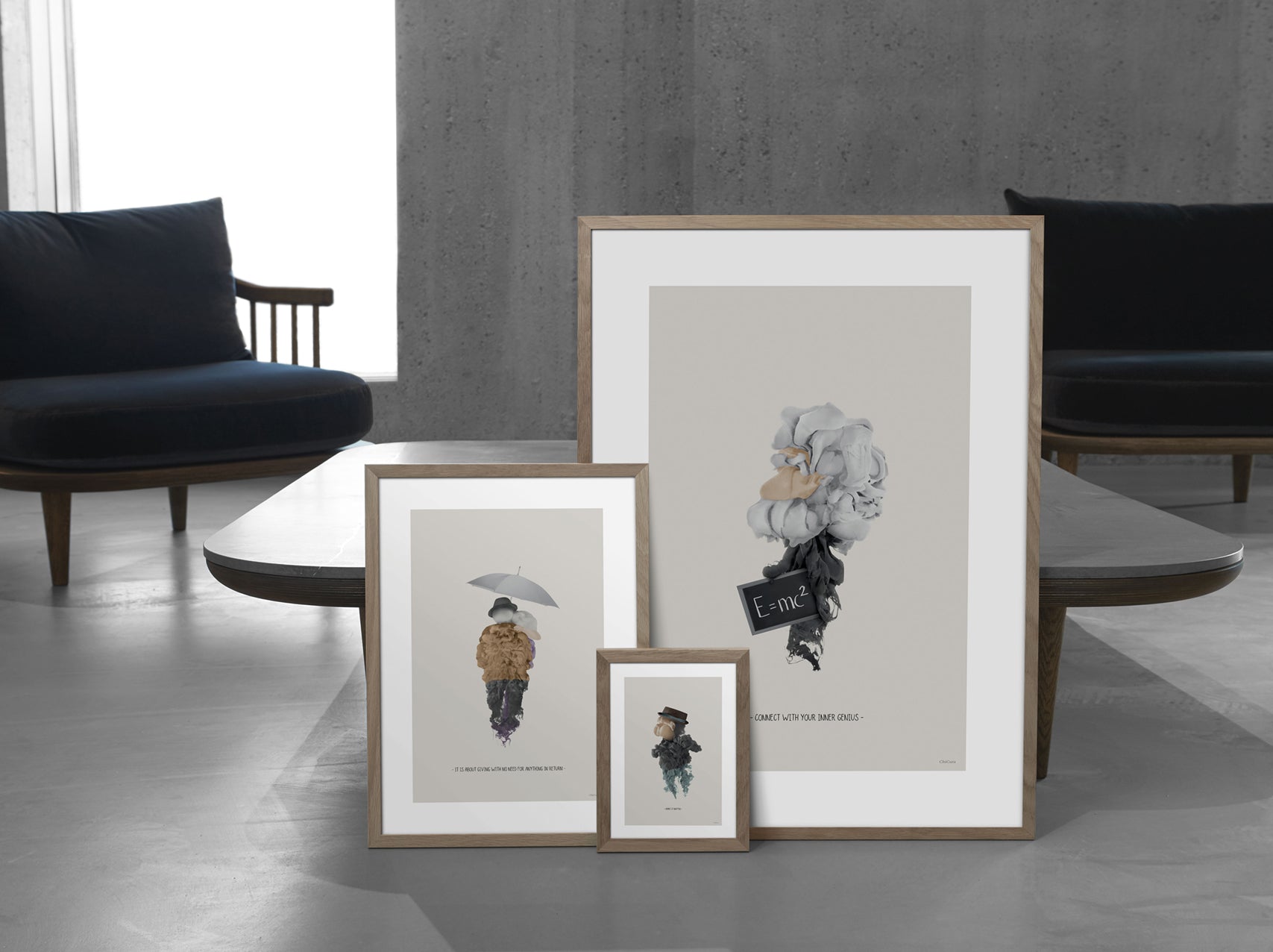 ChiCura Posters Make It Happen - 70x100cm Posters / Ink Multiple Color