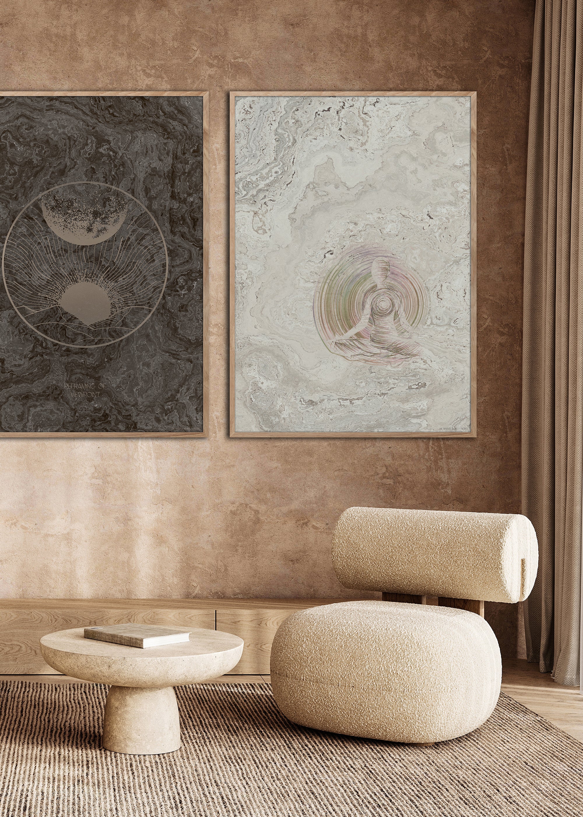 ChiCura Posters New View Posters / The Mindful Heart 1. English Poster Quotes