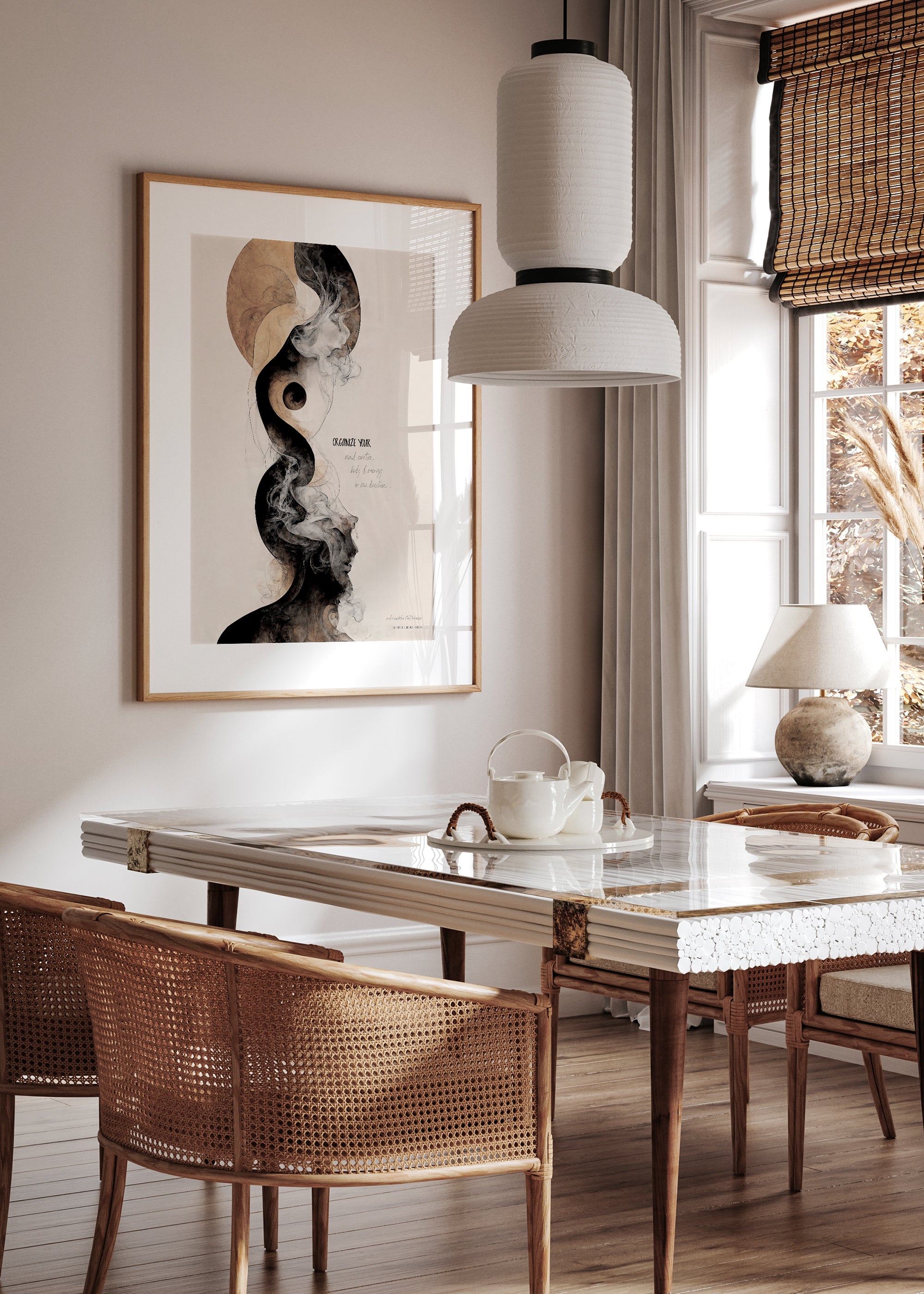 ChiCura Posters Organize Posters / The Mindful Heart 1. English Poster Quotes