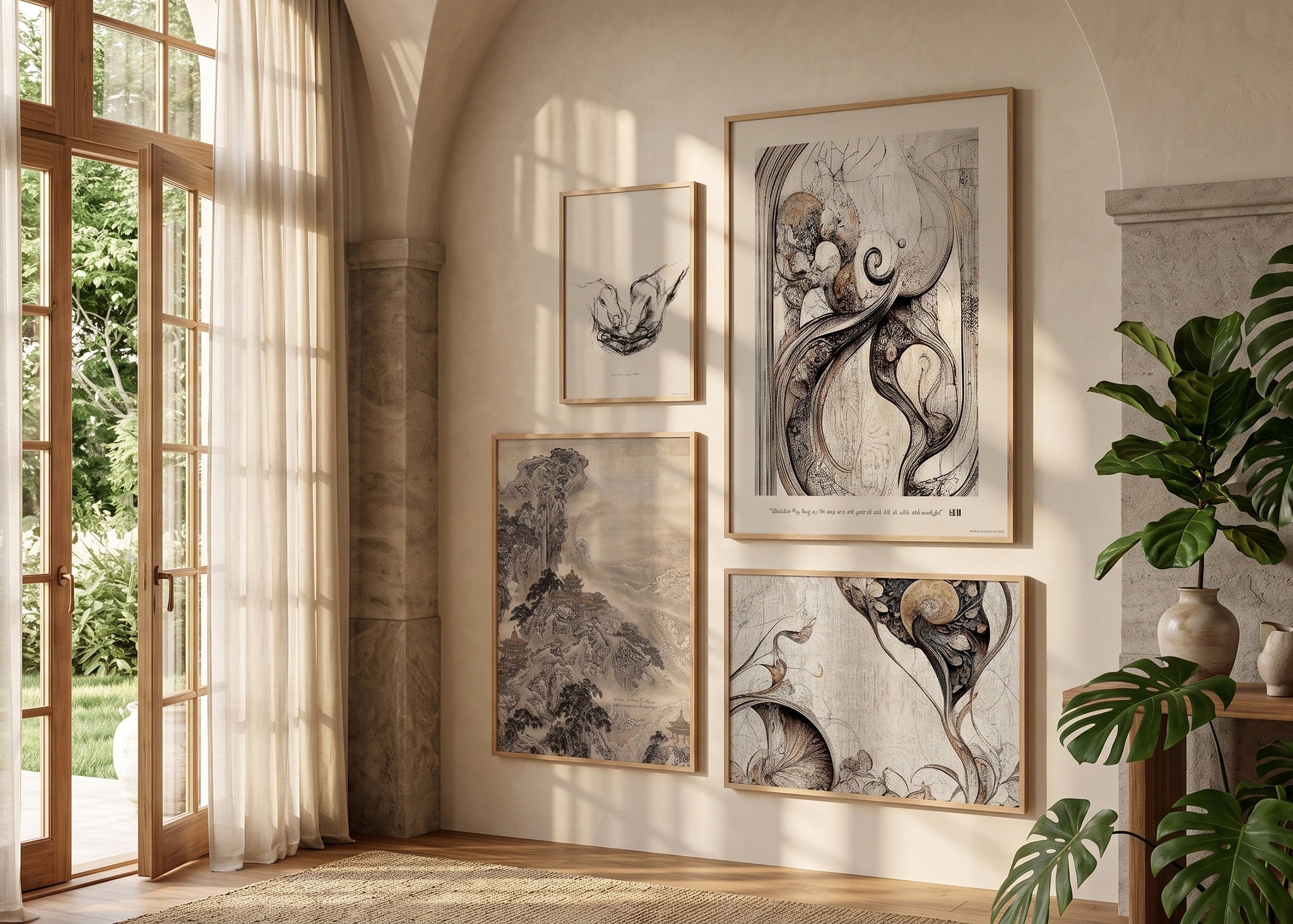 ChiCura Posters Rooted Stillness Posters / The Mindful Heart 1. English Poster Quotes