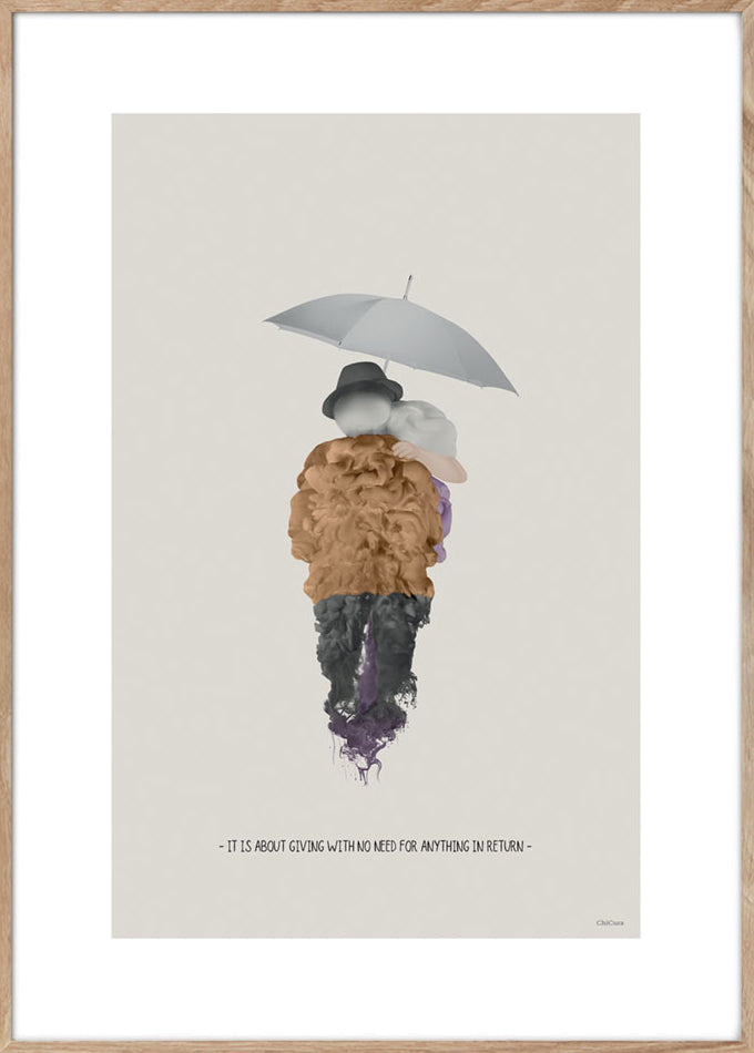 ChiCura Posters Strong Foundation - 50x70cm Posters / Ink Multiple Color