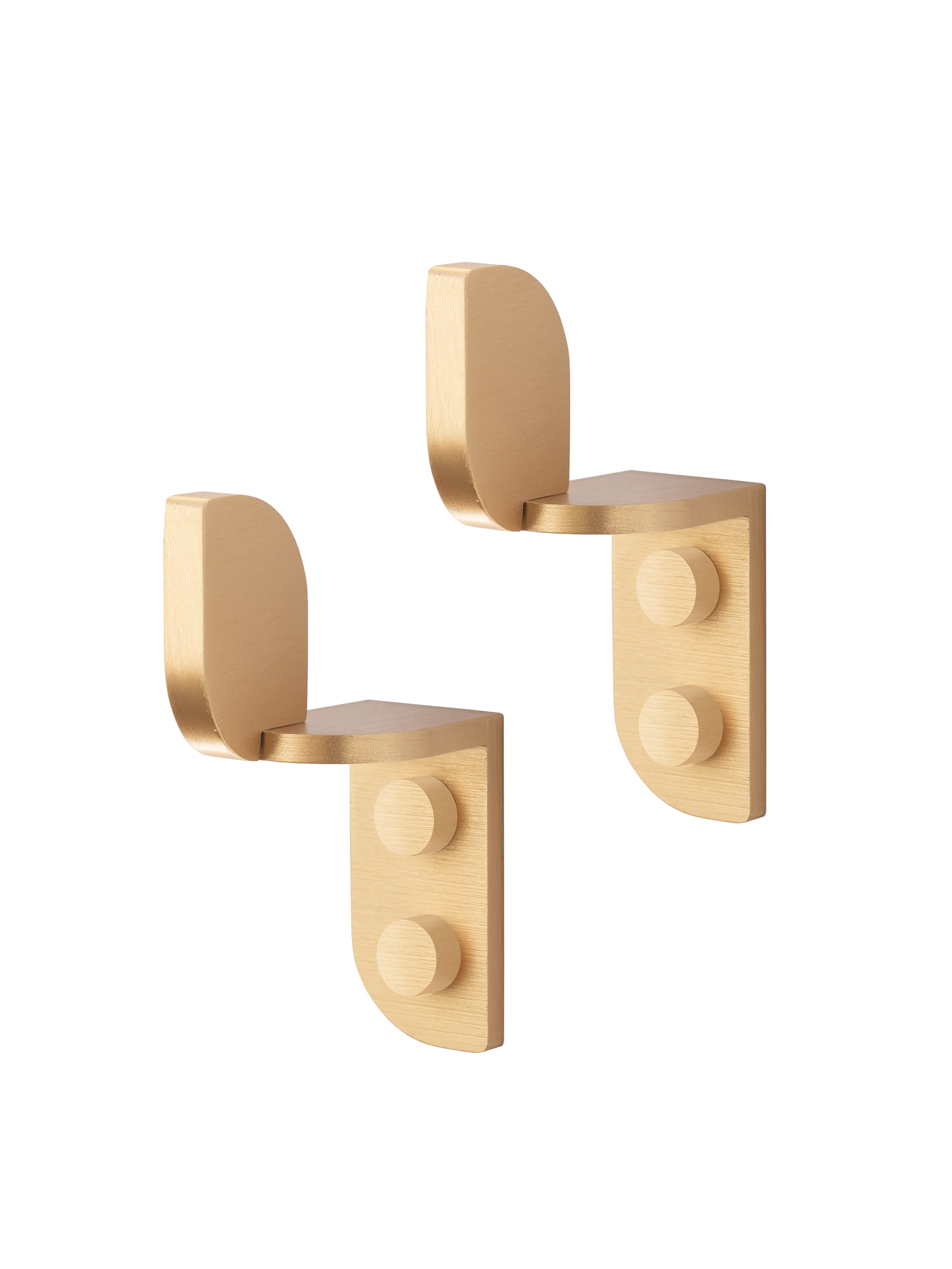 ChiCura Living, Art & Frames Tabula Knager Messing (2 stk.) Living / Shelves Brass