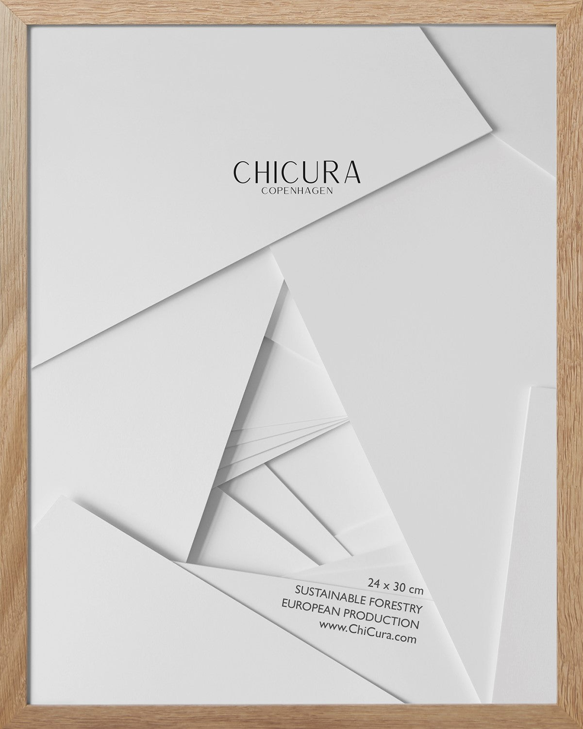 ChiCura Living, Art & Frames Træramme - 24x30cm - Egetræ - Akrylglas Frames / Wood Oak