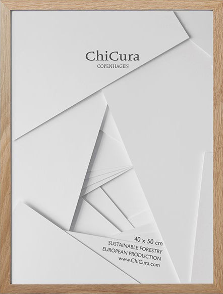 ChiCura Living, Art & Frames Træramme - 40x50cm - Egetræ - Glas Frames / Wood Solid Oak
