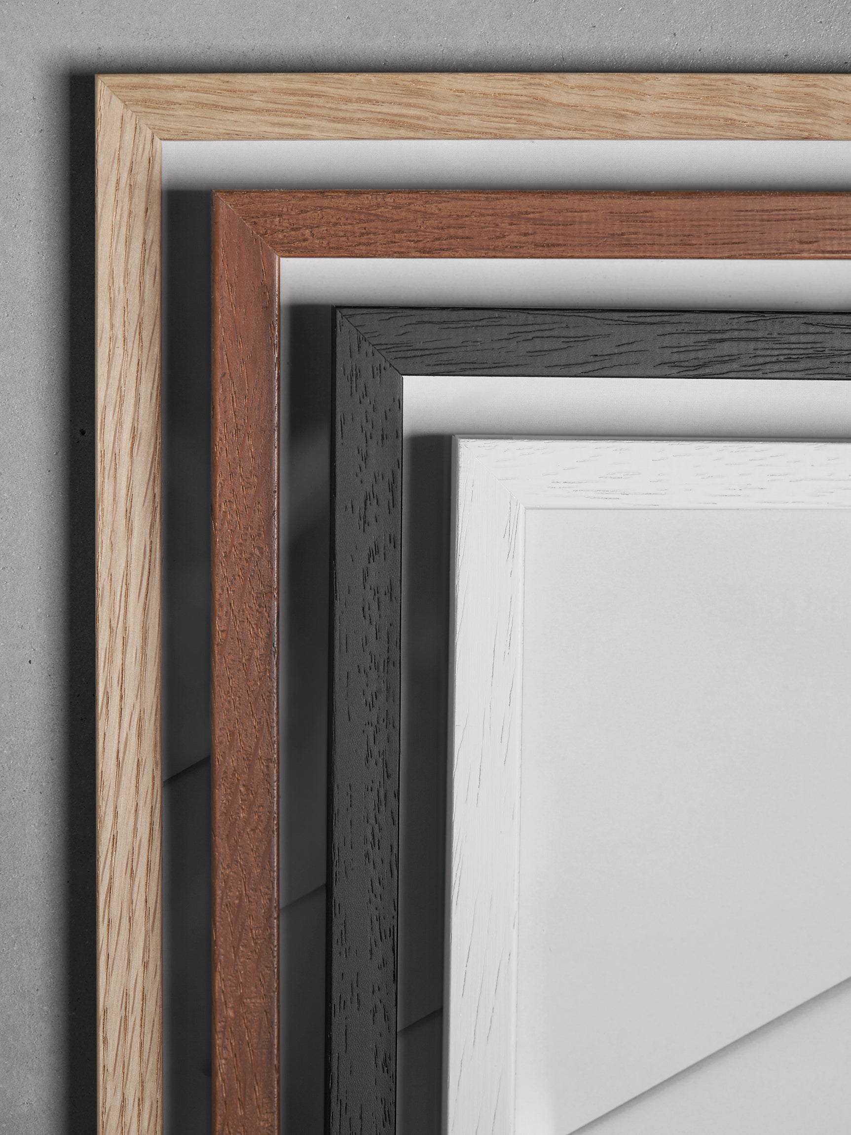 ChiCura Living, Art & Frames Træramme - A1 - Brun Egetræ - Akrylglas Frames / Wood Solid Dark Oak