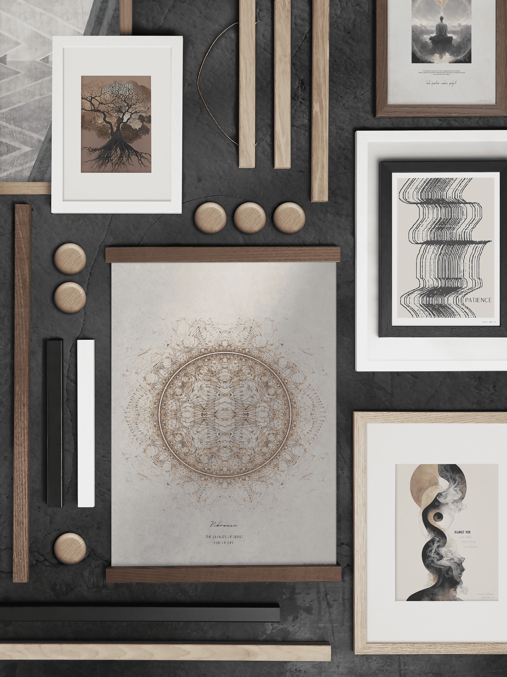 ChiCura Living, Art & Frames Træramme - A1 - Sort - Glas - KUN V. AFHENTNING Frames / Wood White