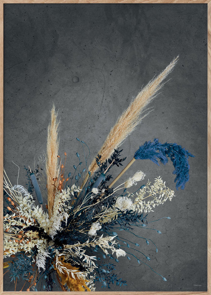 ChiCura Posters Vintage Flower Deco CC6 - A3 Posters / Flowers & Plants Multiple Color
