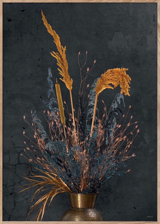 ChiCura Posters Vintage Flower Deco CC7 - A3 Posters / Flowers & Plants Multiple Color
