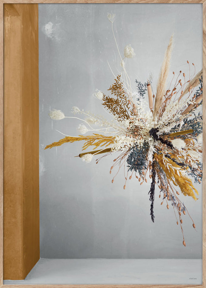 ChiCura Posters Vintage Flower Deco CC9 - 70x100cm Posters / Flowers & Plants Multiple Color