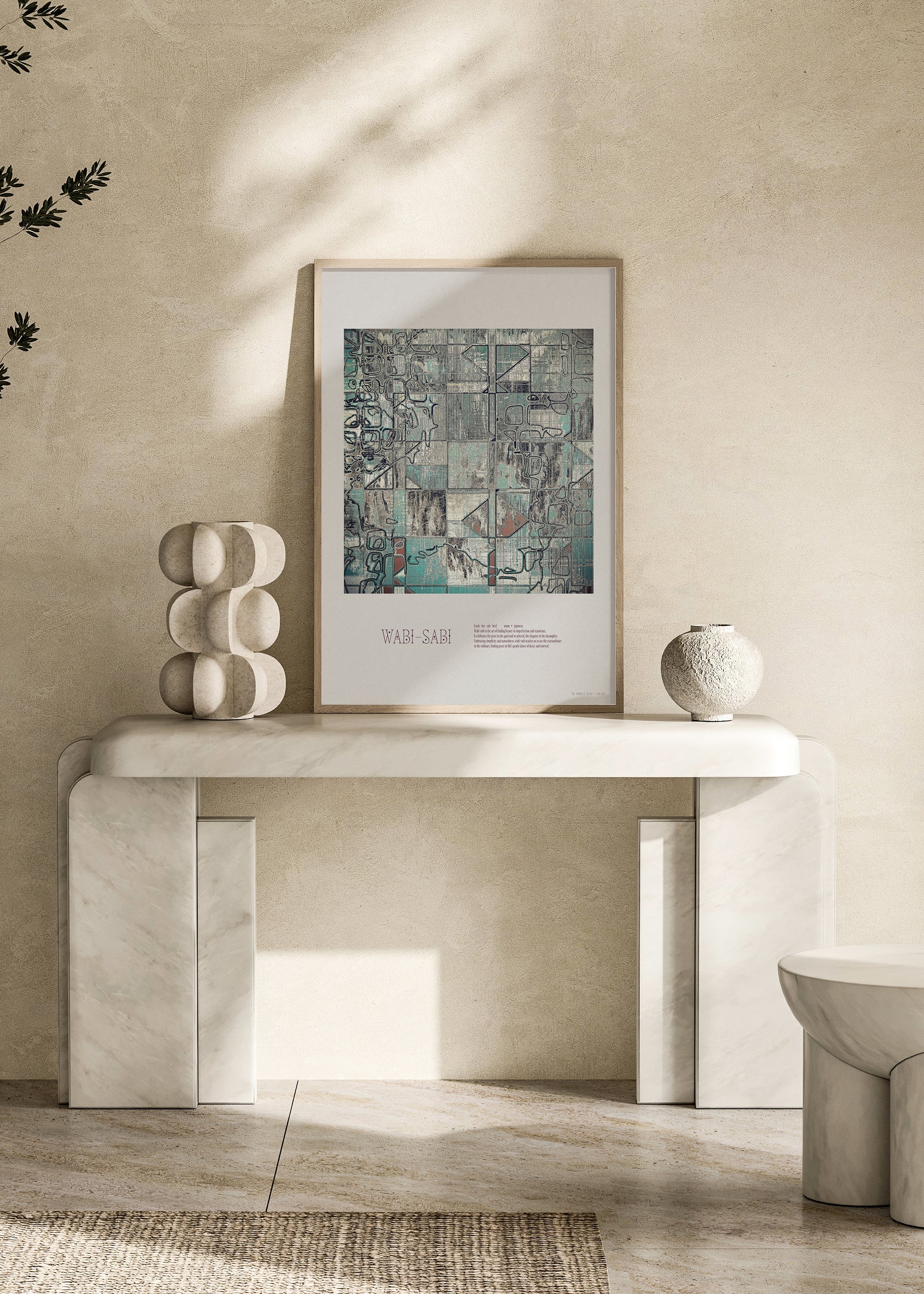 ChiCura Posters Wabi-Sabi Posters / The Mindful Heart 1. English Poster Quotes