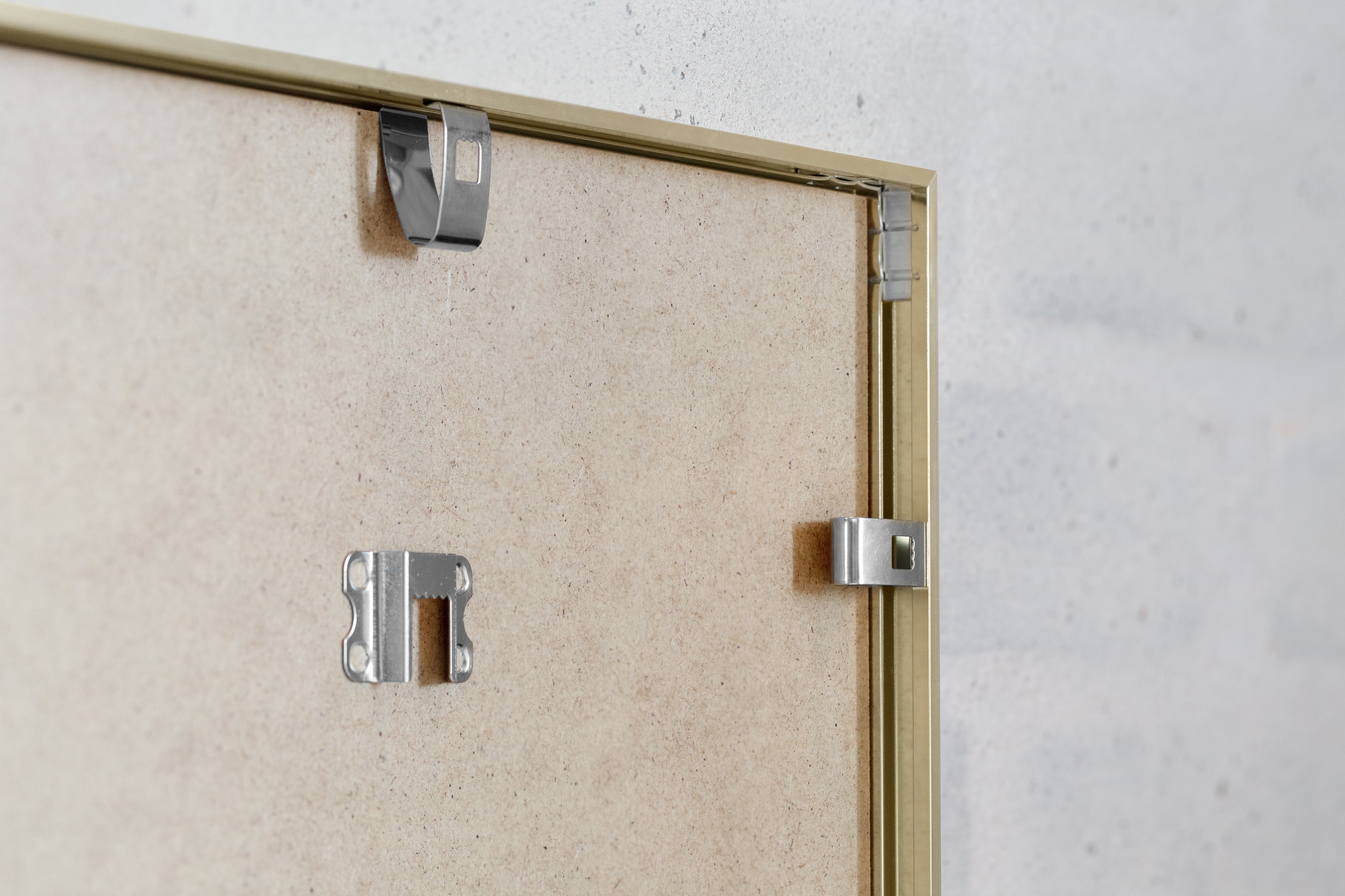 ChiCura Living, Art & Frames Alu Ramme E - 100x140cm - Guld - Akrylglas Frames / Alu E-Series Golden