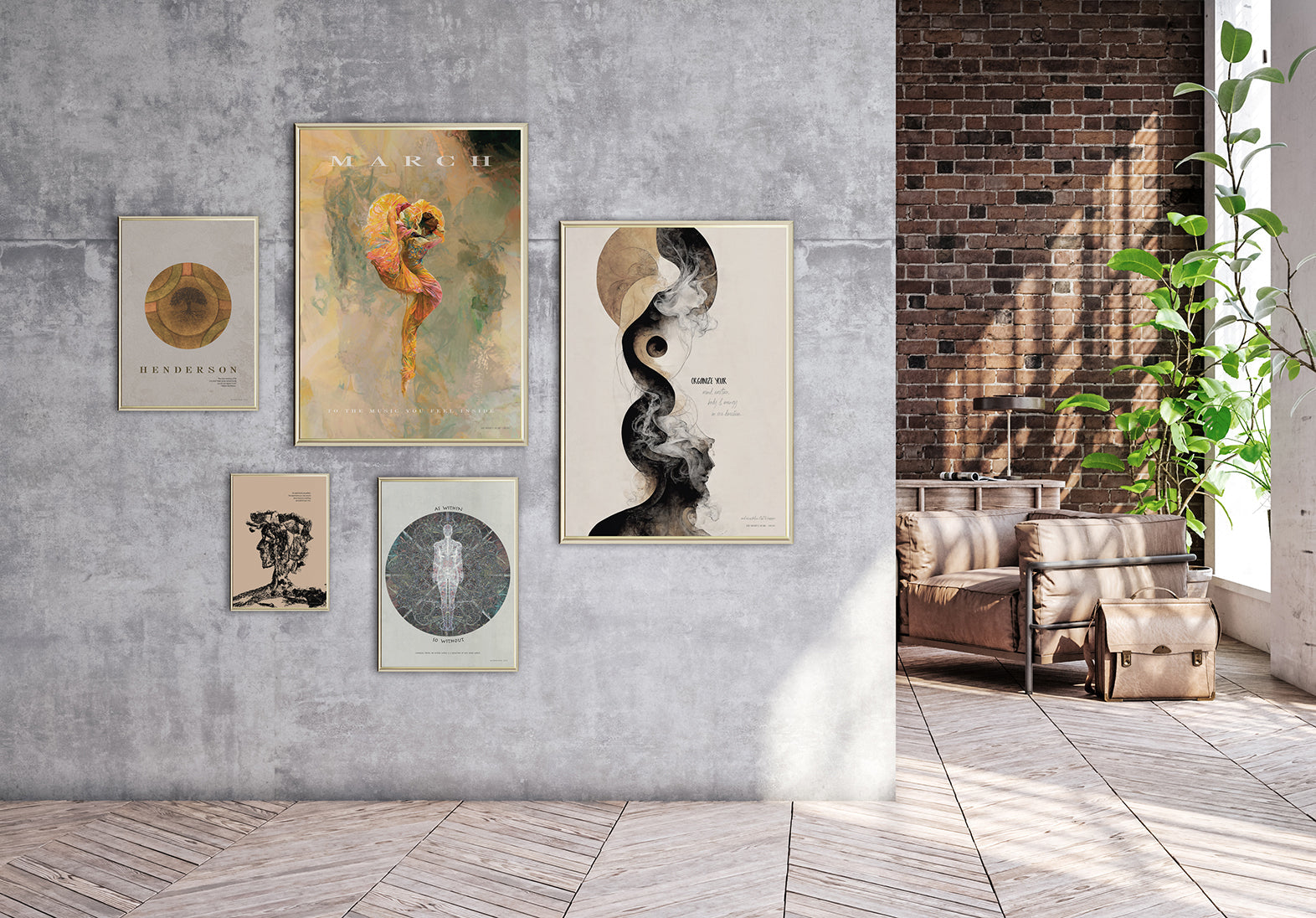 ChiCura Posters As Within So Without Posters / The Mindful Heart 1. English Poster Quotes