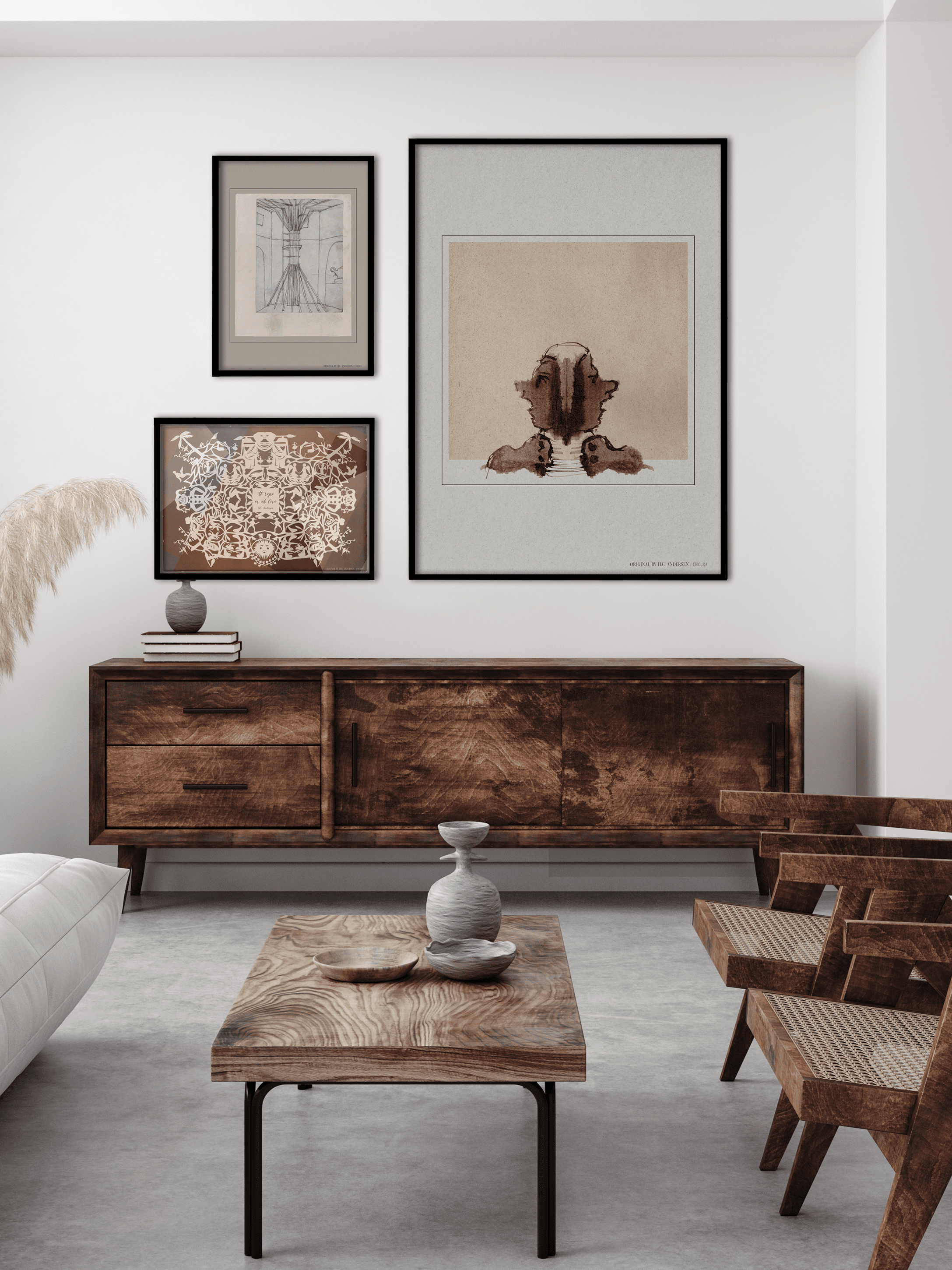 ChiCura Living, Art & Frames H.C. Andersen - Either Way Art Cards Multiple Color