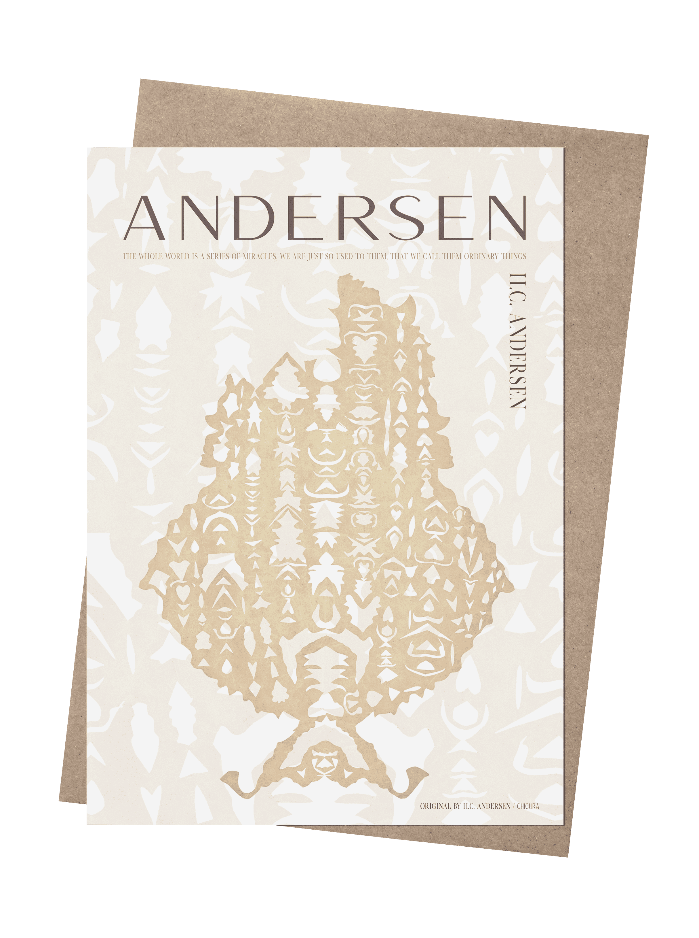 ChiCura Living, Art & Frames H.C. Andersen - Fragment Art Cards 1. English Poster Quotes