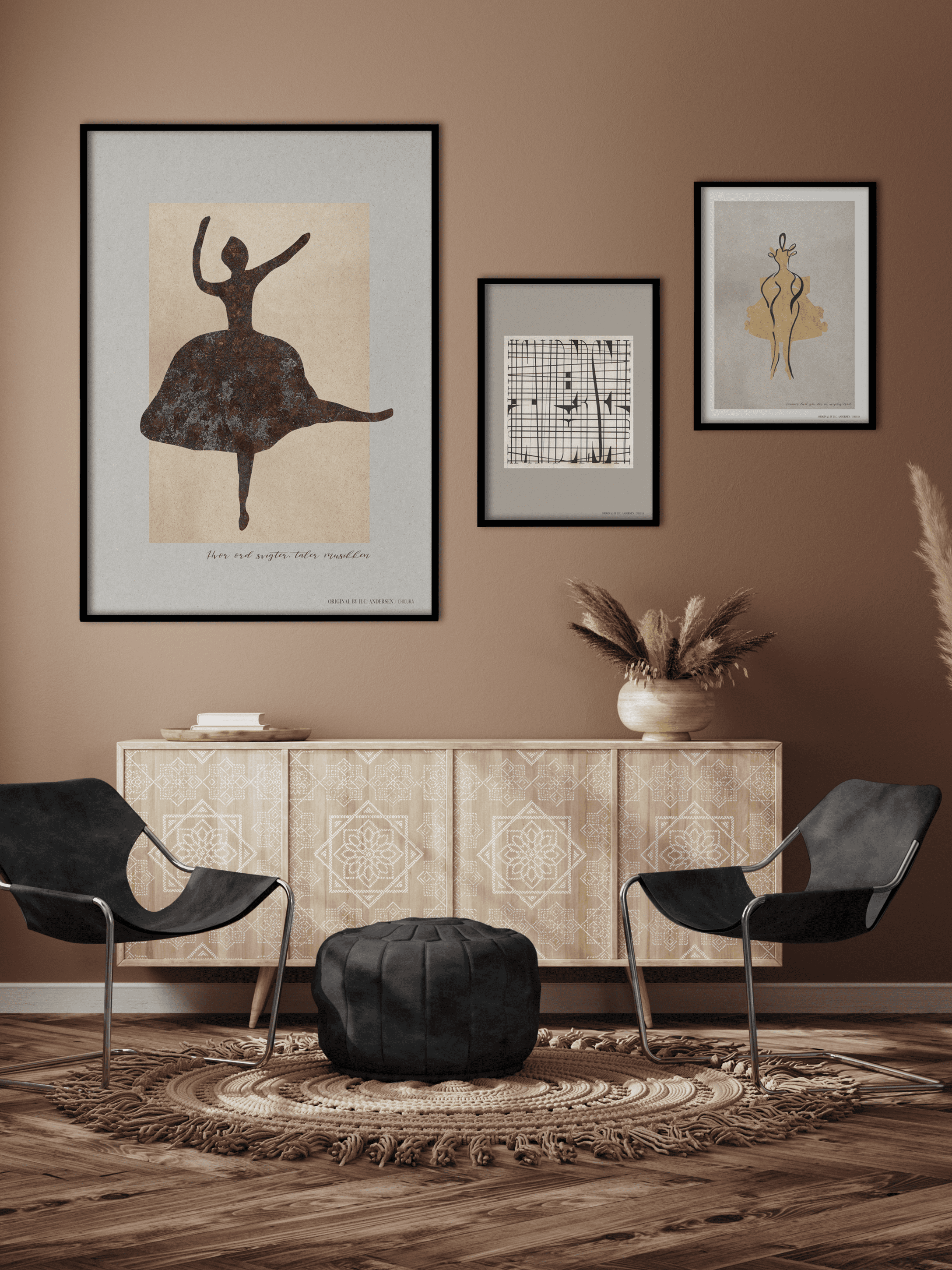 ChiCura Living, Art & Frames H.C. Andersen - Hidden Words Art Cards Multiple Color