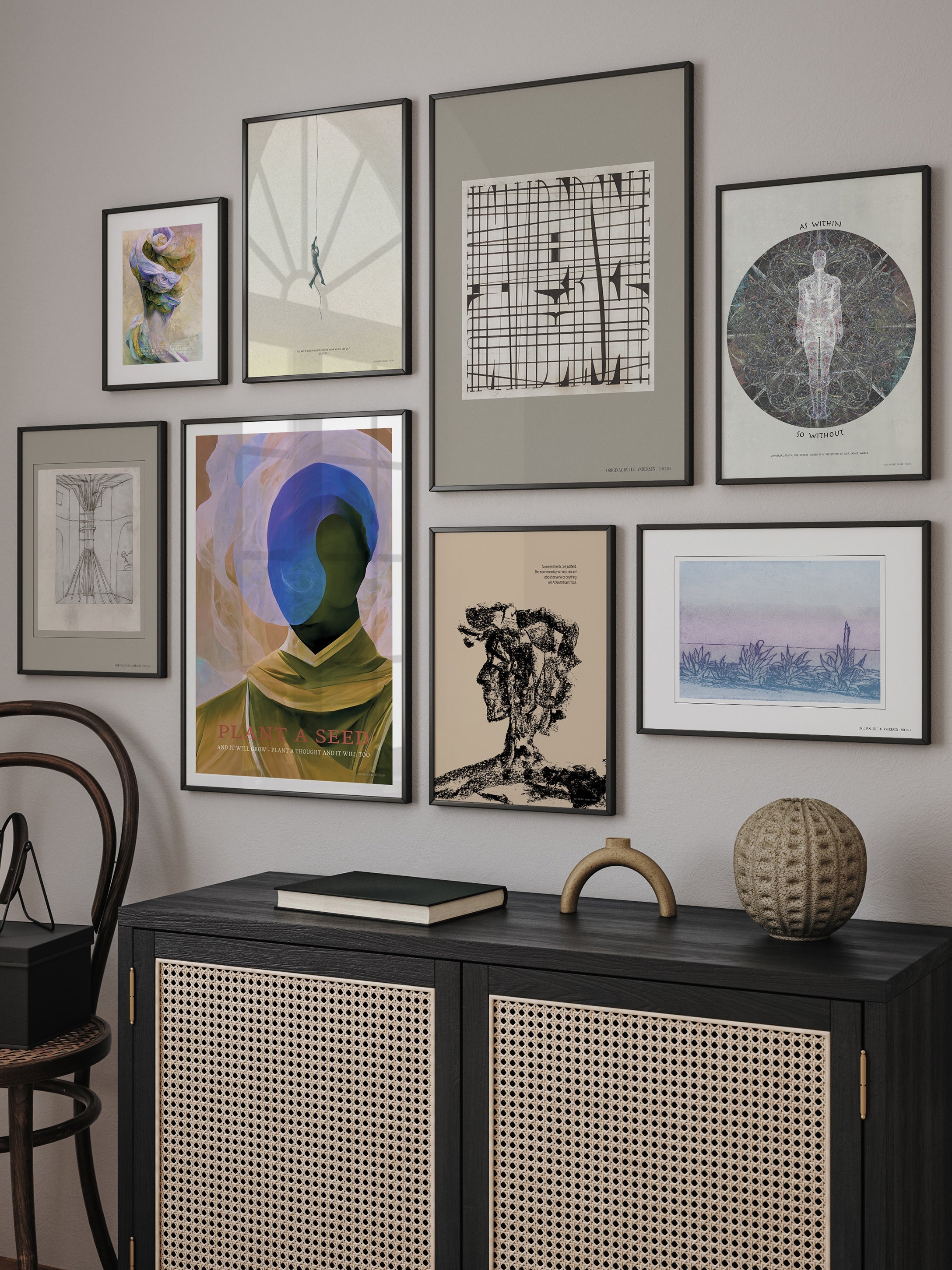 ChiCura Living, Art & Frames H.C. Andersen - The Chapel Florence Art Cards Multiple Color