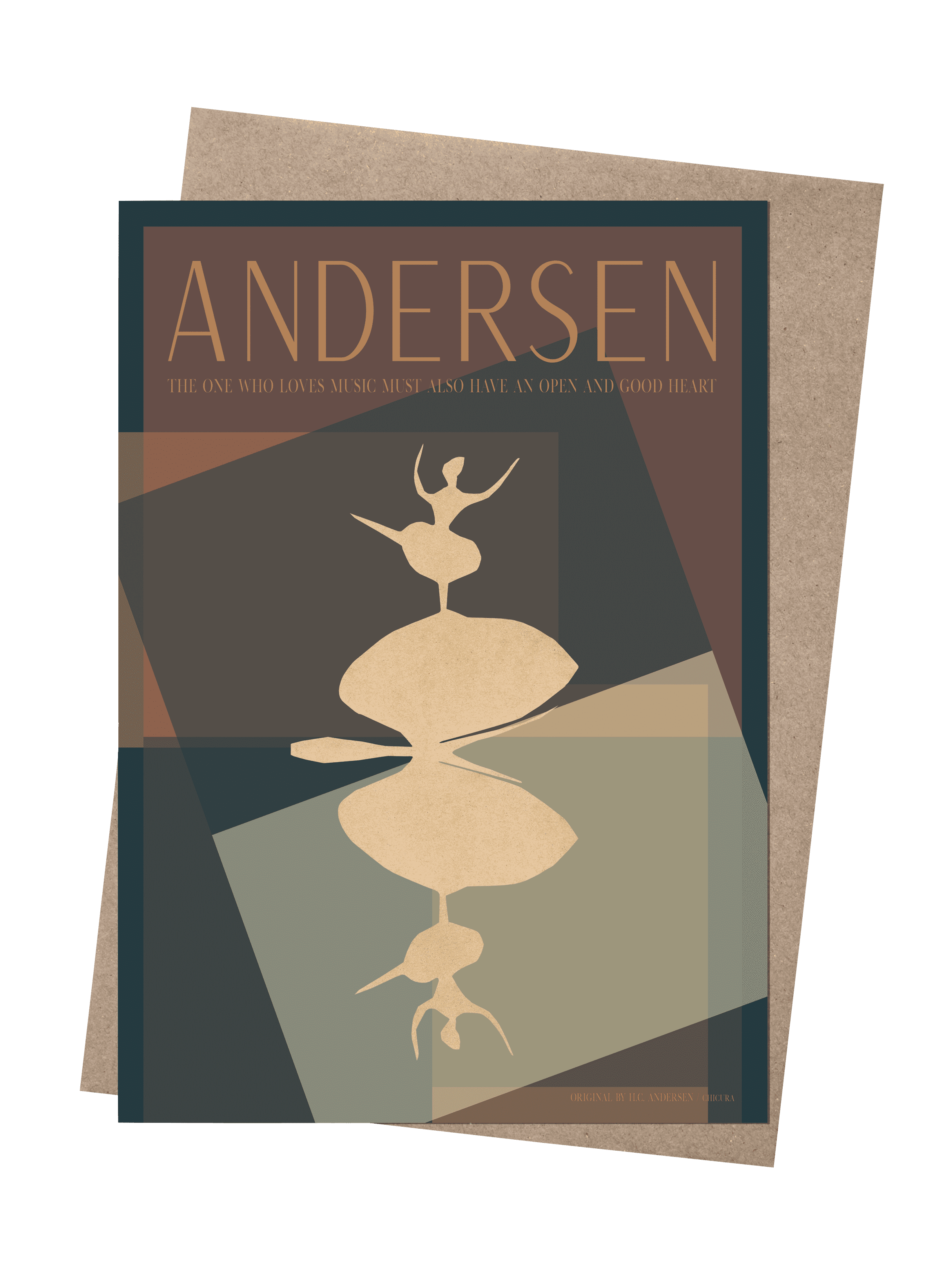 ChiCura Living, Art & Frames H.C. Andersen - The Musical Art Cards 1. English Poster Quotes