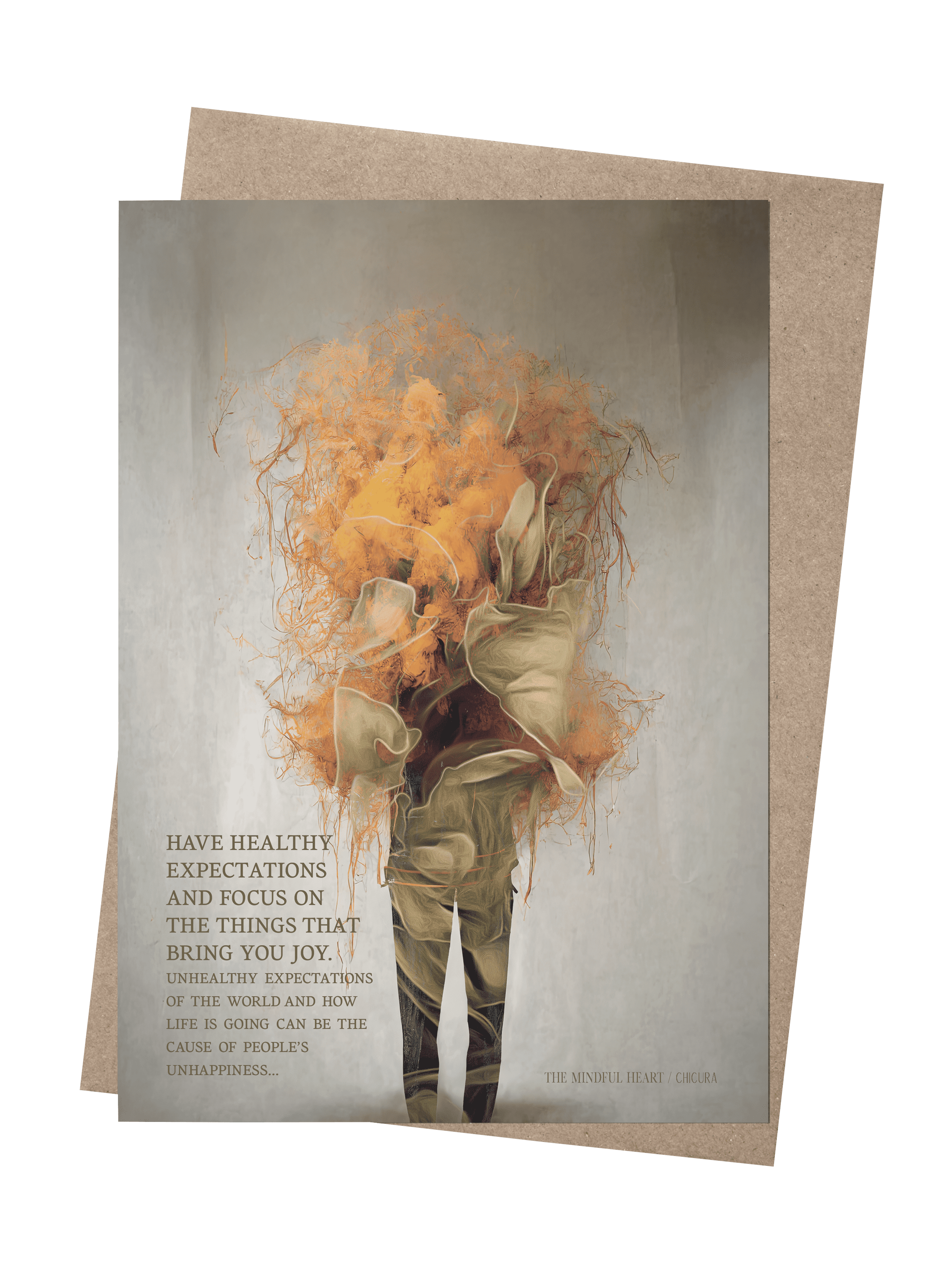 ChiCura Living, Art & Frames Healthy Expectations Art Cards 1. English Poster Quotes
