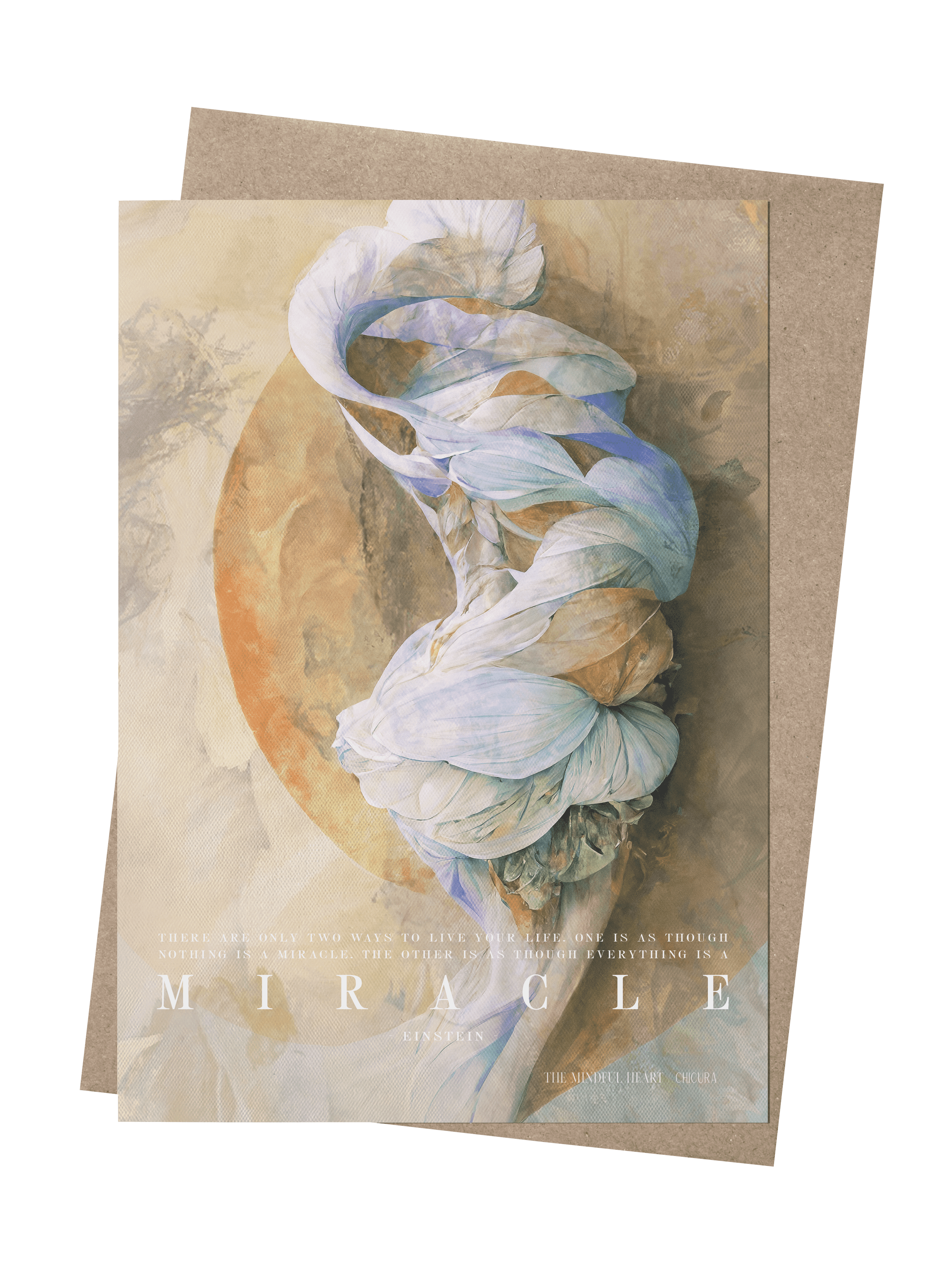 ChiCura Living, Art & Frames Miracle CC1 Art Cards 1. English Poster Quotes