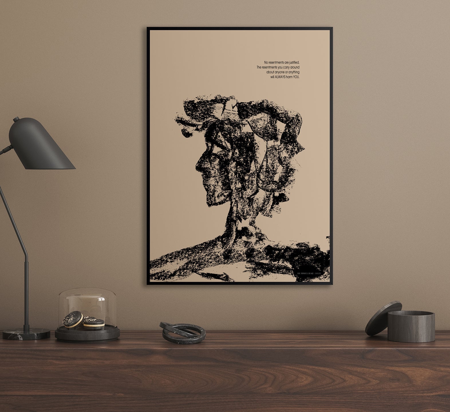 ChiCura Posters No Resentments Posters / The Mindful Heart 1. English Poster Quotes