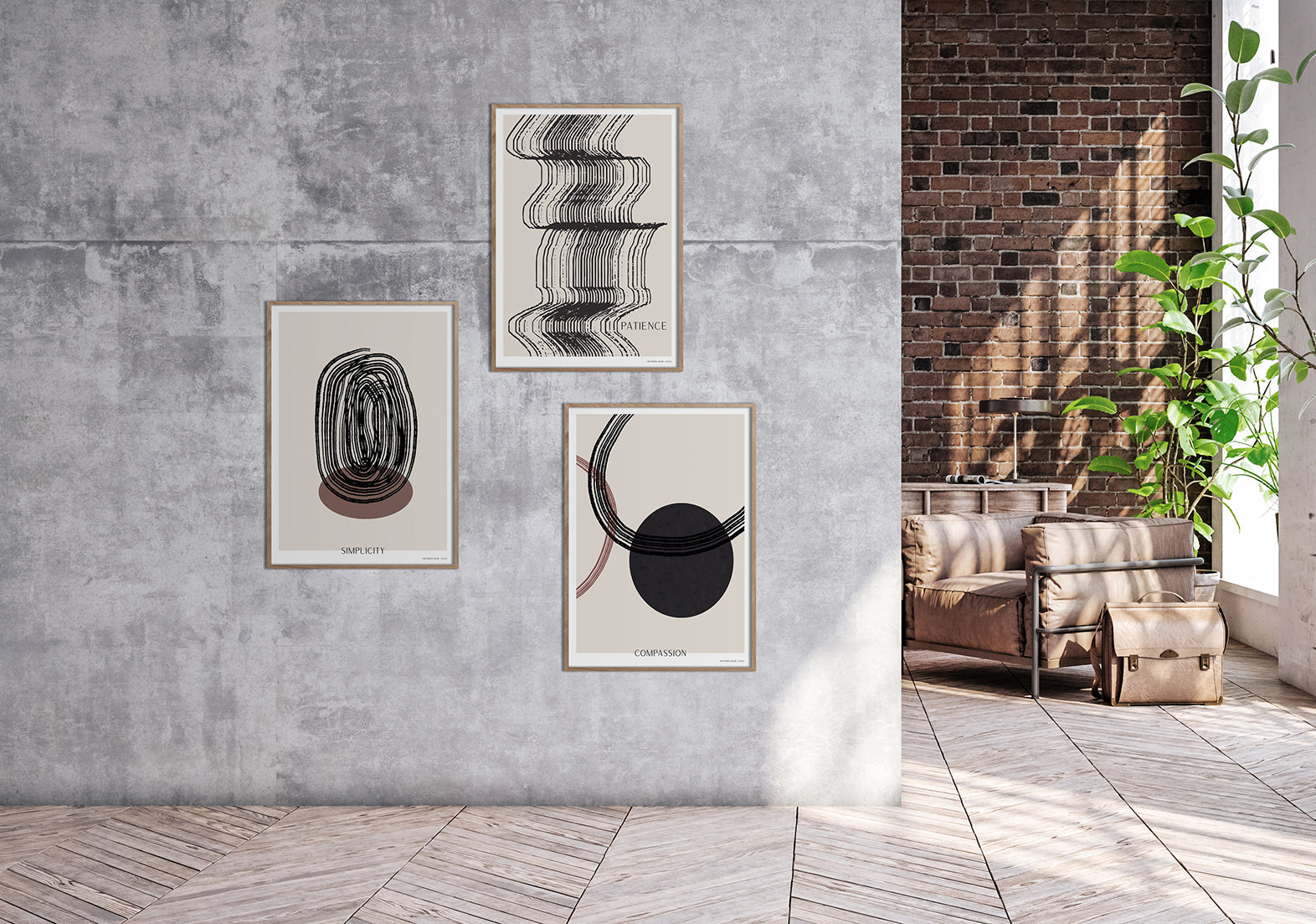 ChiCura Posters Patience Posters / The Mindful Heart 1. English Poster Quotes