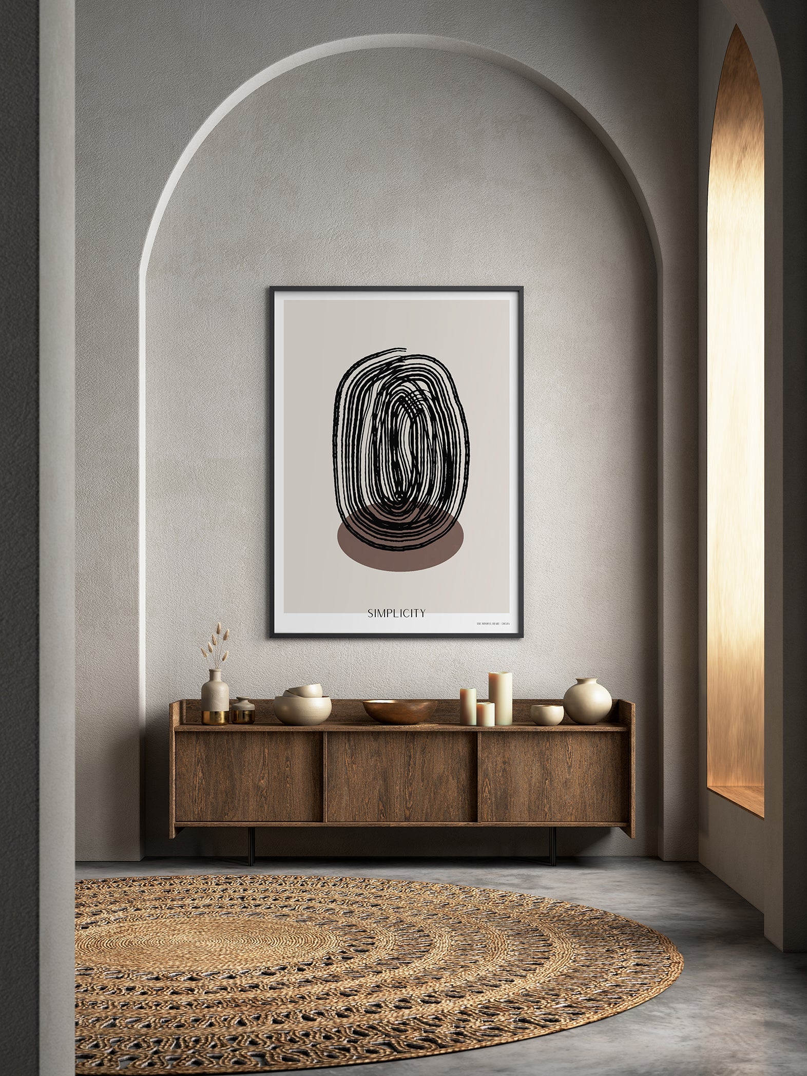 ChiCura Posters Simplicity Posters / The Mindful Heart 1. English Poster Quotes